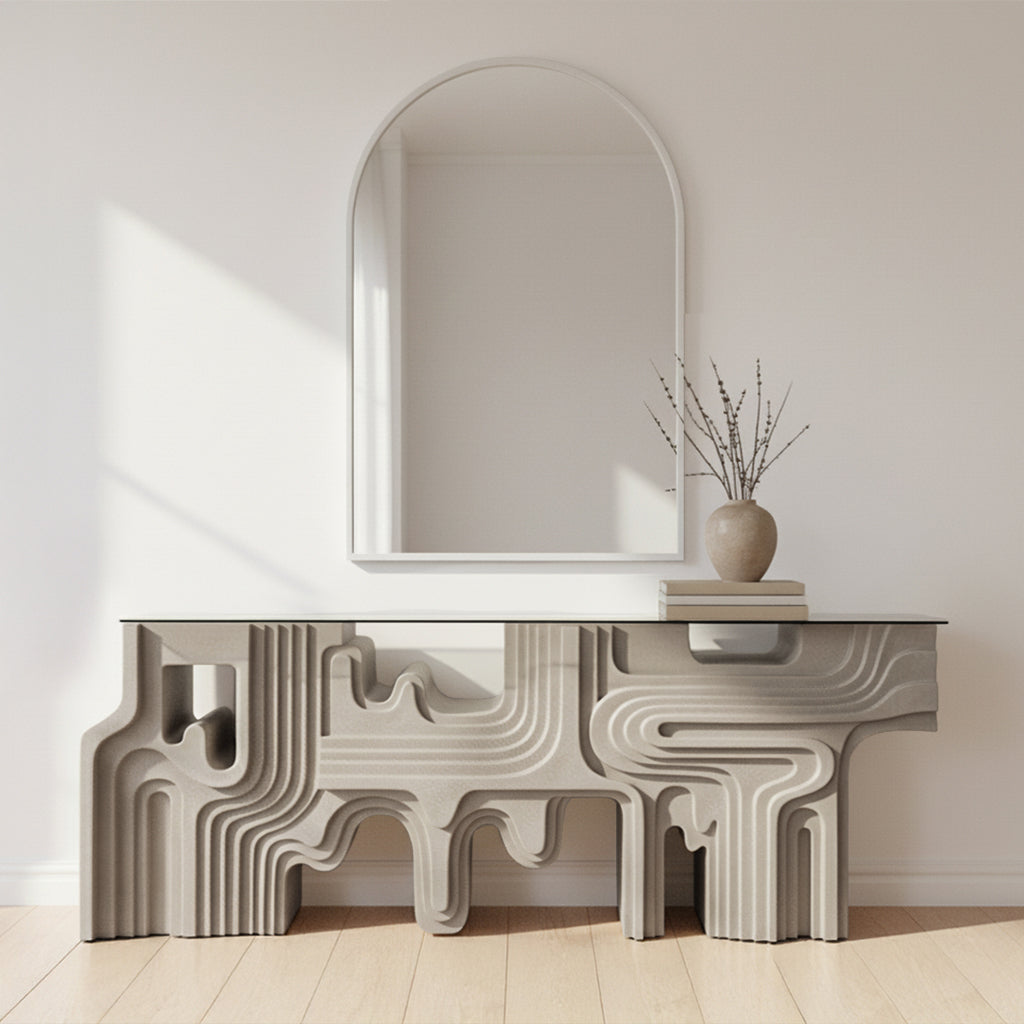 Display Item - Rhapsody Console Table PC-4009-01 -YAS - DISPLAY ITEM - ebarza Furniture UAE | Shop Modern Furniture in Abu Dhabi & Dubai - مفروشات ايبازرا في الامارات | تسوق اثاث عصري وديكورات مميزة في دبي وابوظبي