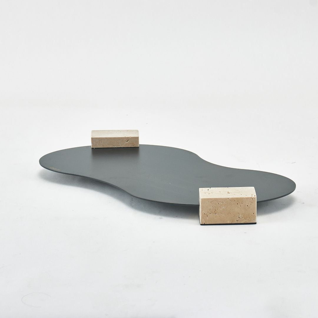 STEEL TRAY G0978 - Trays - ebarza Furniture UAE | Shop Modern Furniture in Abu Dhabi & Dubai - مفروشات ايبازرا في الامارات | تسوق اثاث عصري وديكورات مميزة في دبي وابوظبي