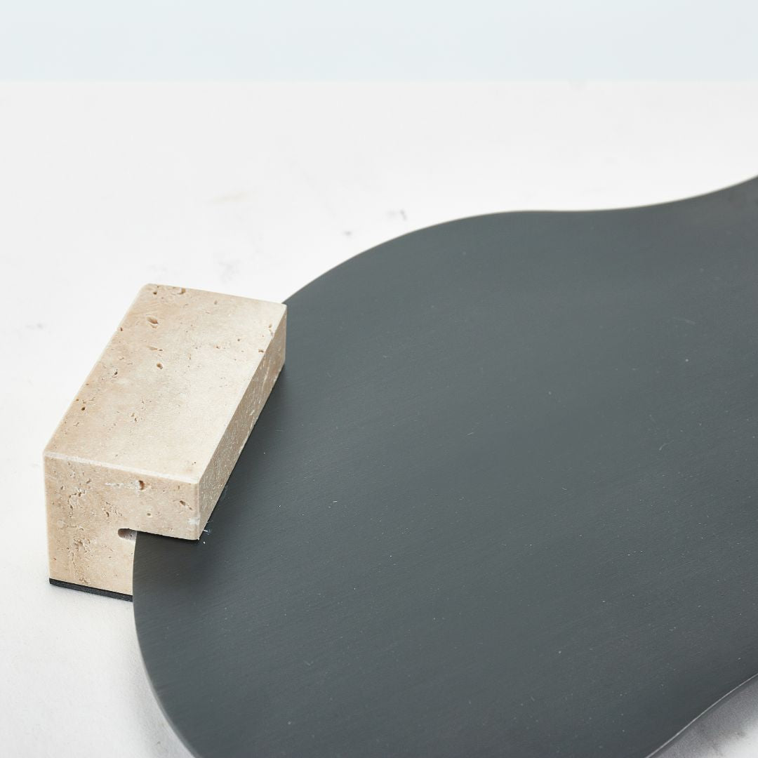 STEEL TRAY G0978 - Trays - ebarza Furniture UAE | Shop Modern Furniture in Abu Dhabi & Dubai - مفروشات ايبازرا في الامارات | تسوق اثاث عصري وديكورات مميزة في دبي وابوظبي