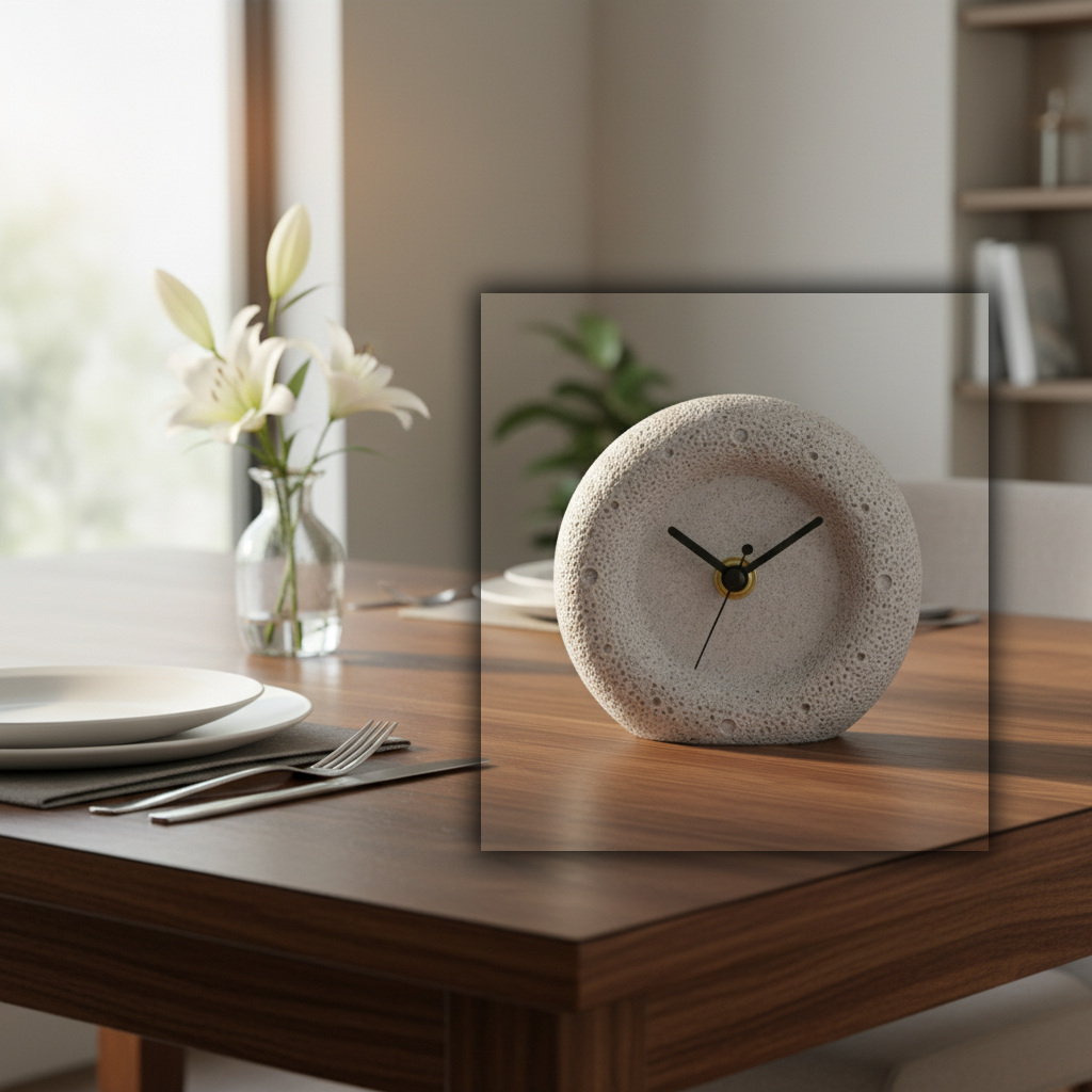 Sahara Hemp Water Exquisite Desk Clock TCG234 - Clocks - ebarza Furniture UAE | Shop Modern Furniture in Abu Dhabi & Dubai - مفروشات ايبازرا في الامارات | تسوق اثاث عصري وديكورات مميزة في دبي وابوظبي