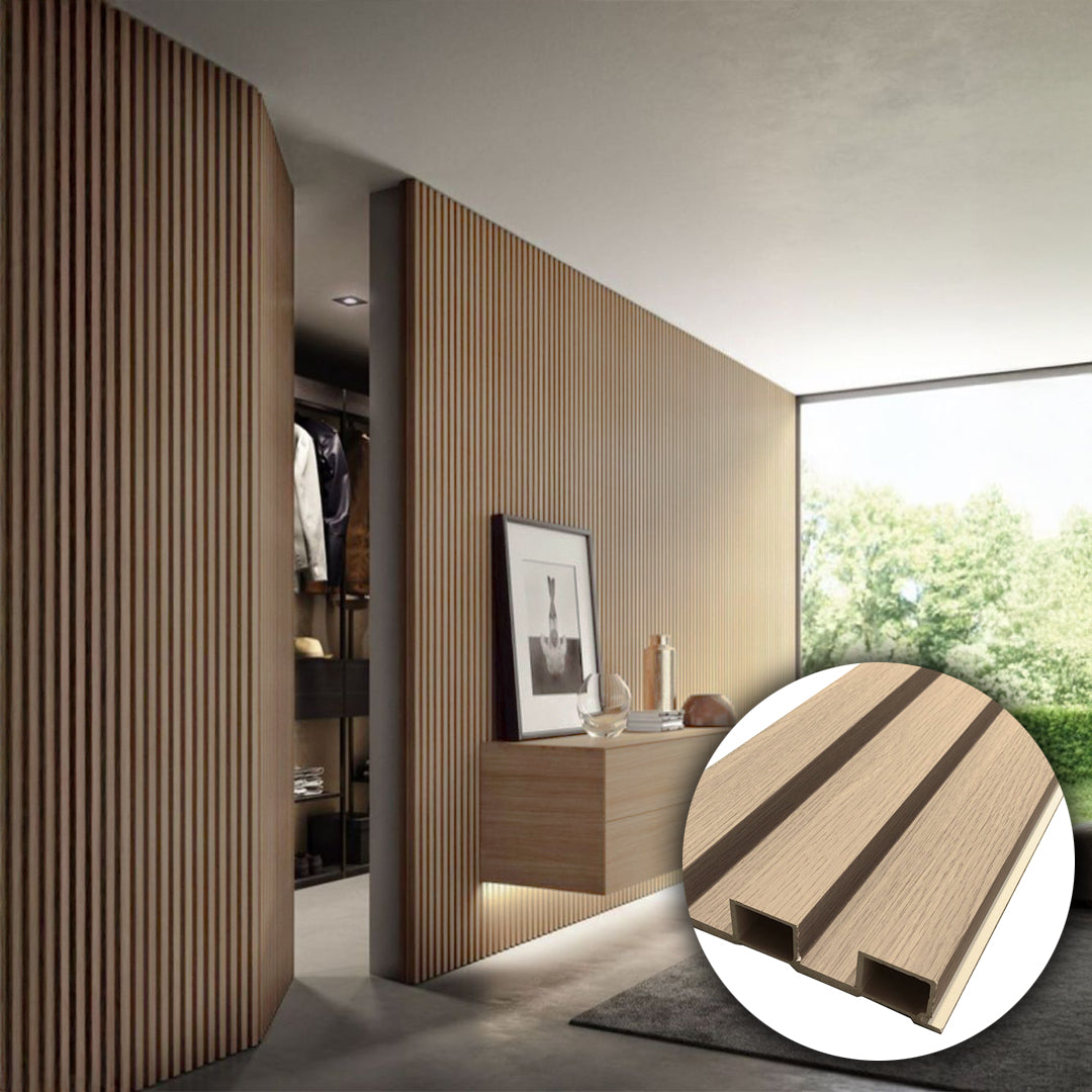 Shape Panel 320cm H Baikal walnut DECORATION PANEL - COLOUR :H172 Baikal walnut H Baikal walnut - Wall Panels - ebarza Furniture UAE | Shop Modern Furniture in Abu Dhabi & Dubai - مفروشات ايبازرا في الامارات | تسوق اثاث عصري وديكورات مميزة في دبي وابوظبي