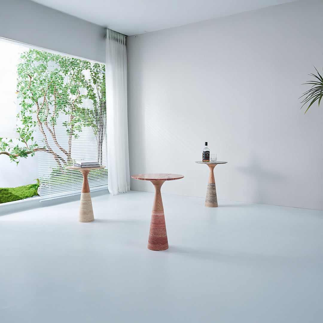 Pre-order 15 Days Delivery Side Table - JK-D224 -Red - Side Tables - ebarza Furniture UAE | Shop Modern Furniture in Abu Dhabi & Dubai - مفروشات ايبازرا في الامارات | تسوق اثاث عصري وديكورات مميزة في دبي وابوظبي