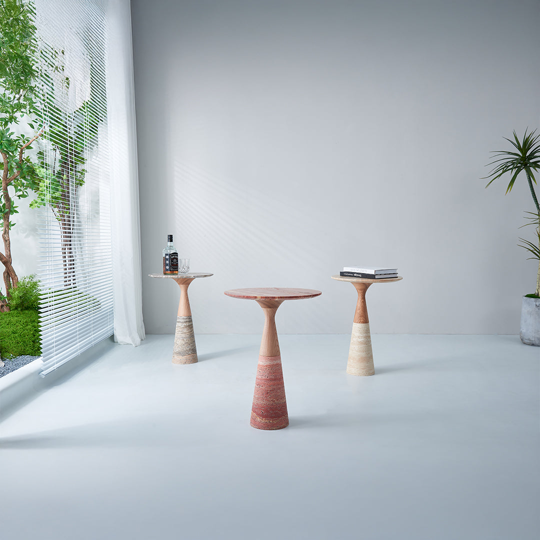 Pre-order 15 Days Delivery Side Table - JK-D224 -Red - Side Tables - ebarza Furniture UAE | Shop Modern Furniture in Abu Dhabi & Dubai - مفروشات ايبازرا في الامارات | تسوق اثاث عصري وديكورات مميزة في دبي وابوظبي