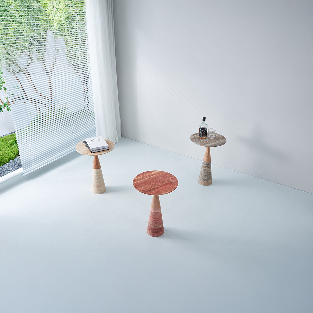 Pre-order 15 Days Delivery Side Table - JK-D224 -Red - Side Tables - ebarza Furniture UAE | Shop Modern Furniture in Abu Dhabi & Dubai - مفروشات ايبازرا في الامارات | تسوق اثاث عصري وديكورات مميزة في دبي وابوظبي