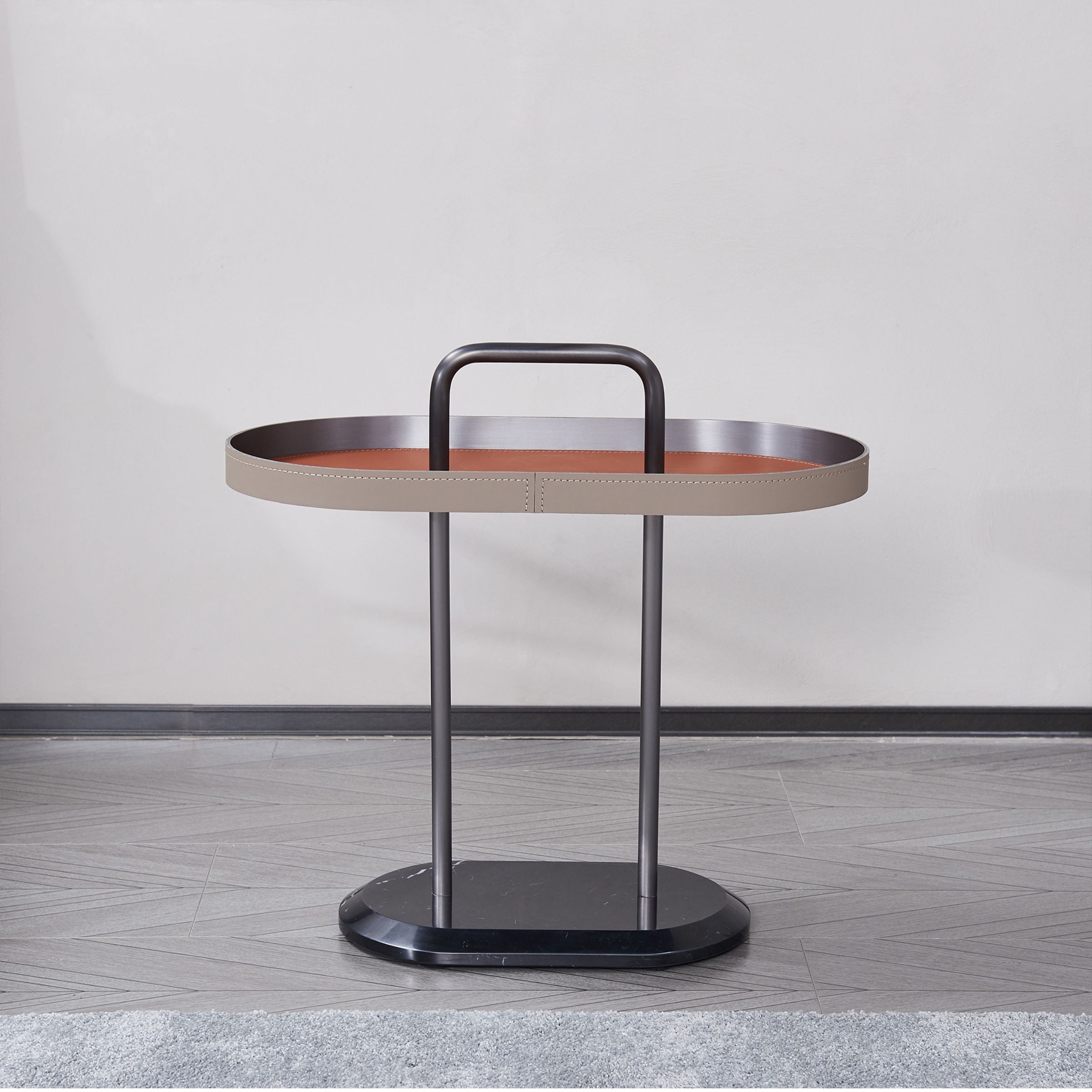 Geometric Round Bistro Side Table MLL-D114 - Side Tables - ebarza Furniture UAE | Shop Modern Furniture in Abu Dhabi & Dubai - مفروشات ايبازرا في الامارات | تسوق اثاث عصري وديكورات مميزة في دبي وابوظبي