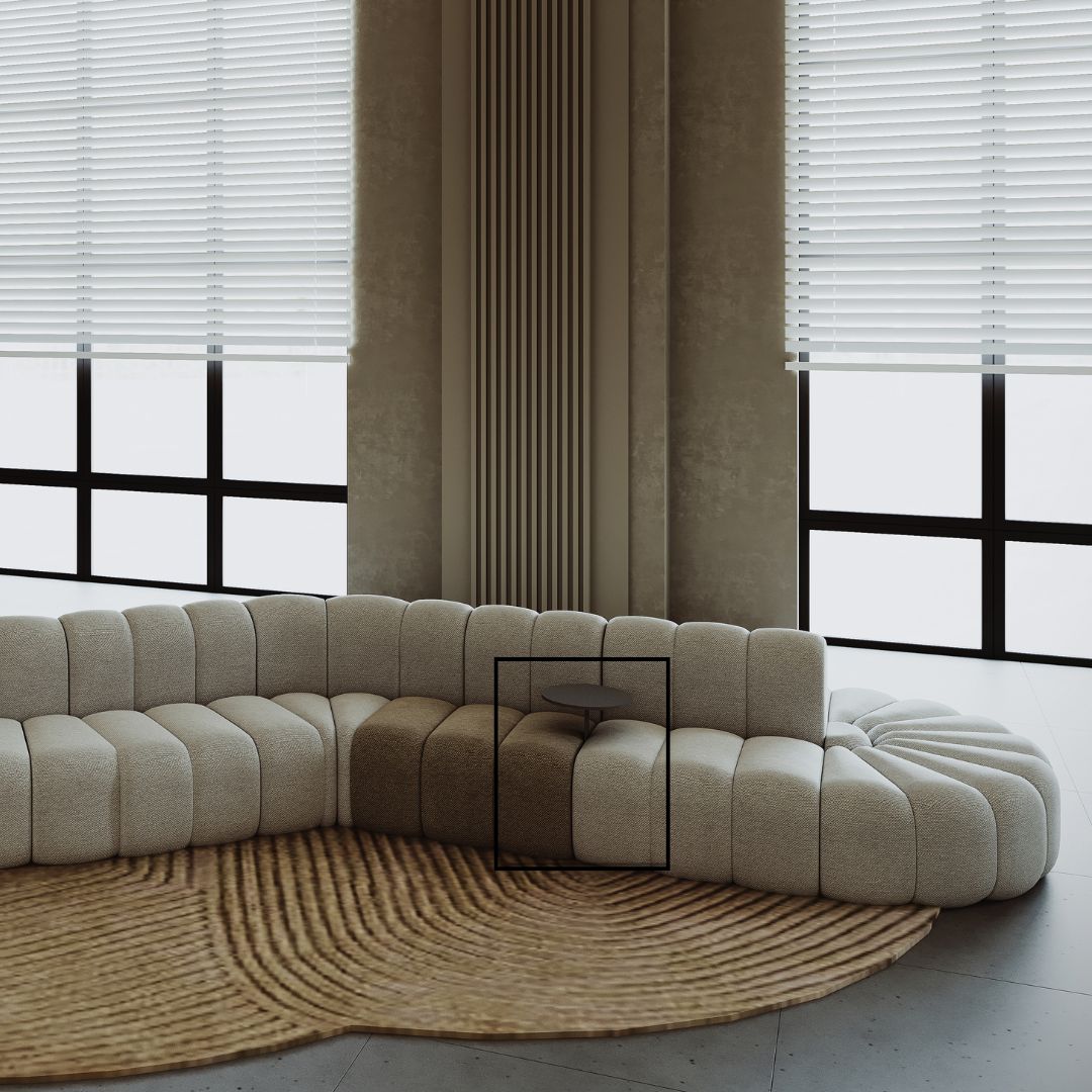 Side Table for Chameleon Sofa H-5228-Table - Side Tables - ebarza Furniture UAE | Shop Modern Furniture in Abu Dhabi & Dubai - مفروشات ايبازرا في الامارات | تسوق اثاث عصري وديكورات مميزة في دبي وابوظبي