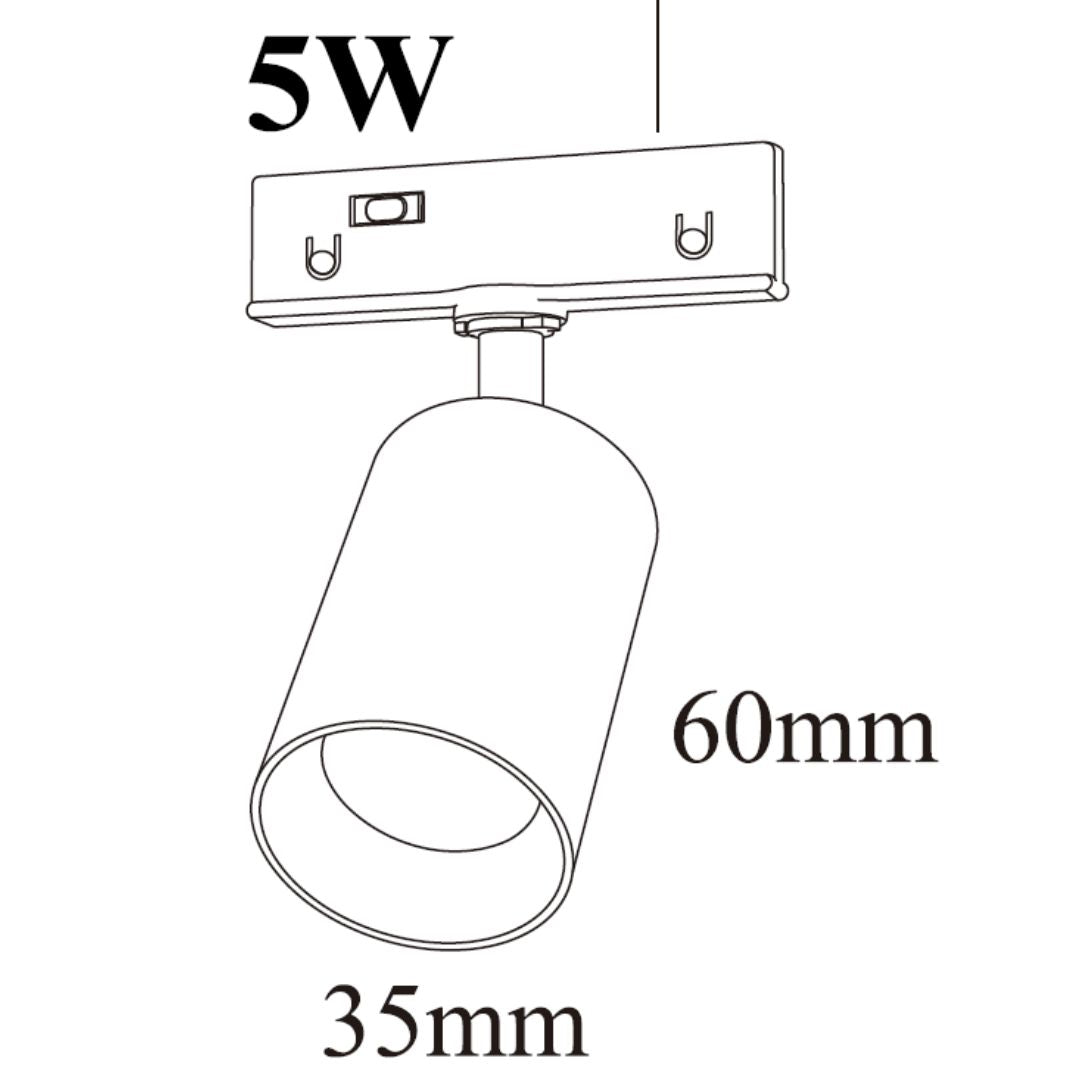 Smart Track And LED Spot Light YND-R5503 - Smart Track Lighting - ebarza Furniture UAE | Shop Modern Furniture in Abu Dhabi & Dubai - مفروشات ايبازرا في الامارات | تسوق اثاث عصري وديكورات مميزة في دبي وابوظبي