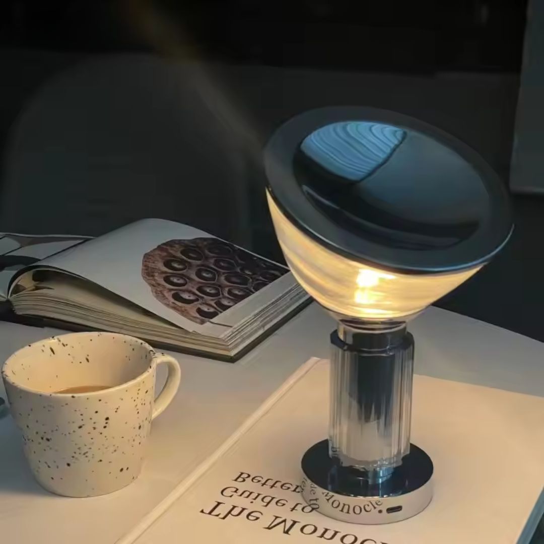 Smoky Rechargeable LED Table lamp MT97174-1-130 - Desk/table Lamps - ebarza Furniture UAE | Shop Modern Furniture in Abu Dhabi & Dubai - مفروشات ايبازرا في الامارات | تسوق اثاث عصري وديكورات مميزة في دبي وابوظبي