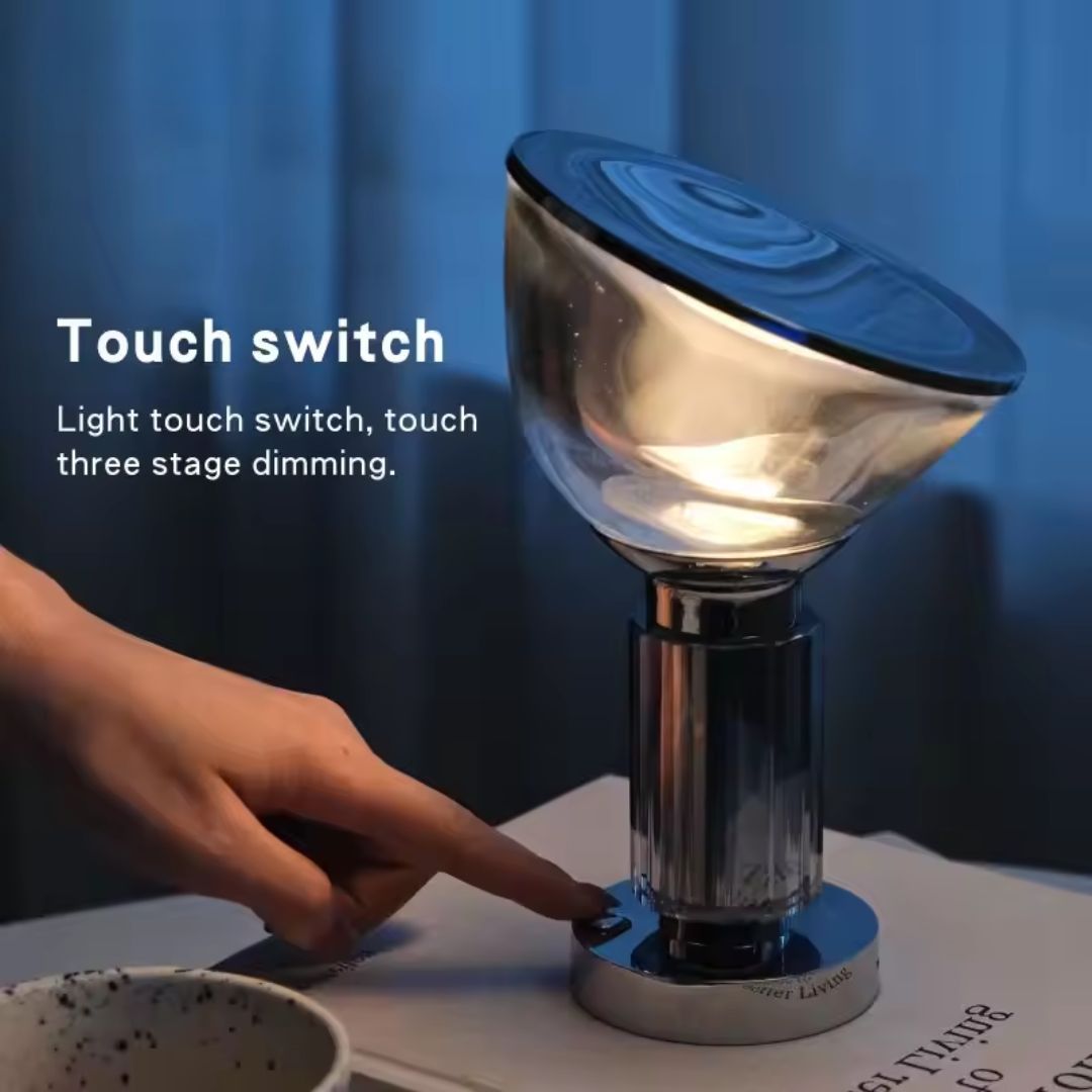 Smoky Rechargeable LED Table lamp MT97174-1-130 - Desk/table Lamps - ebarza Furniture UAE | Shop Modern Furniture in Abu Dhabi & Dubai - مفروشات ايبازرا في الامارات | تسوق اثاث عصري وديكورات مميزة في دبي وابوظبي