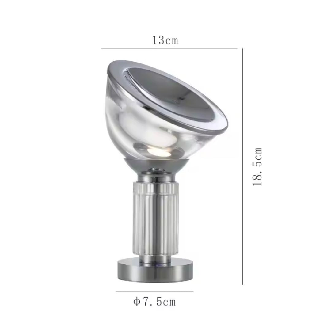 Smoky Rechargeable LED Table lamp MT97174-1-130 - Desk/table Lamps - ebarza Furniture UAE | Shop Modern Furniture in Abu Dhabi & Dubai - مفروشات ايبازرا في الامارات | تسوق اثاث عصري وديكورات مميزة في دبي وابوظبي