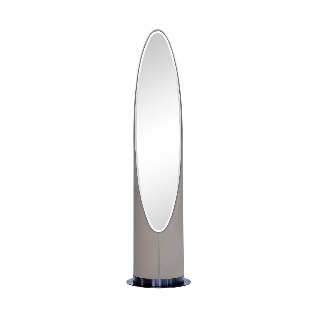 Pre-order 35 Days Delivery Stainless Steel Floor Mirror DGM-A231 - Mirrors - ebarza Furniture UAE | Shop Modern Furniture in Abu Dhabi & Dubai - مفروشات ايبازرا في الامارات | تسوق اثاث عصري وديكورات مميزة في دبي وابوظبي