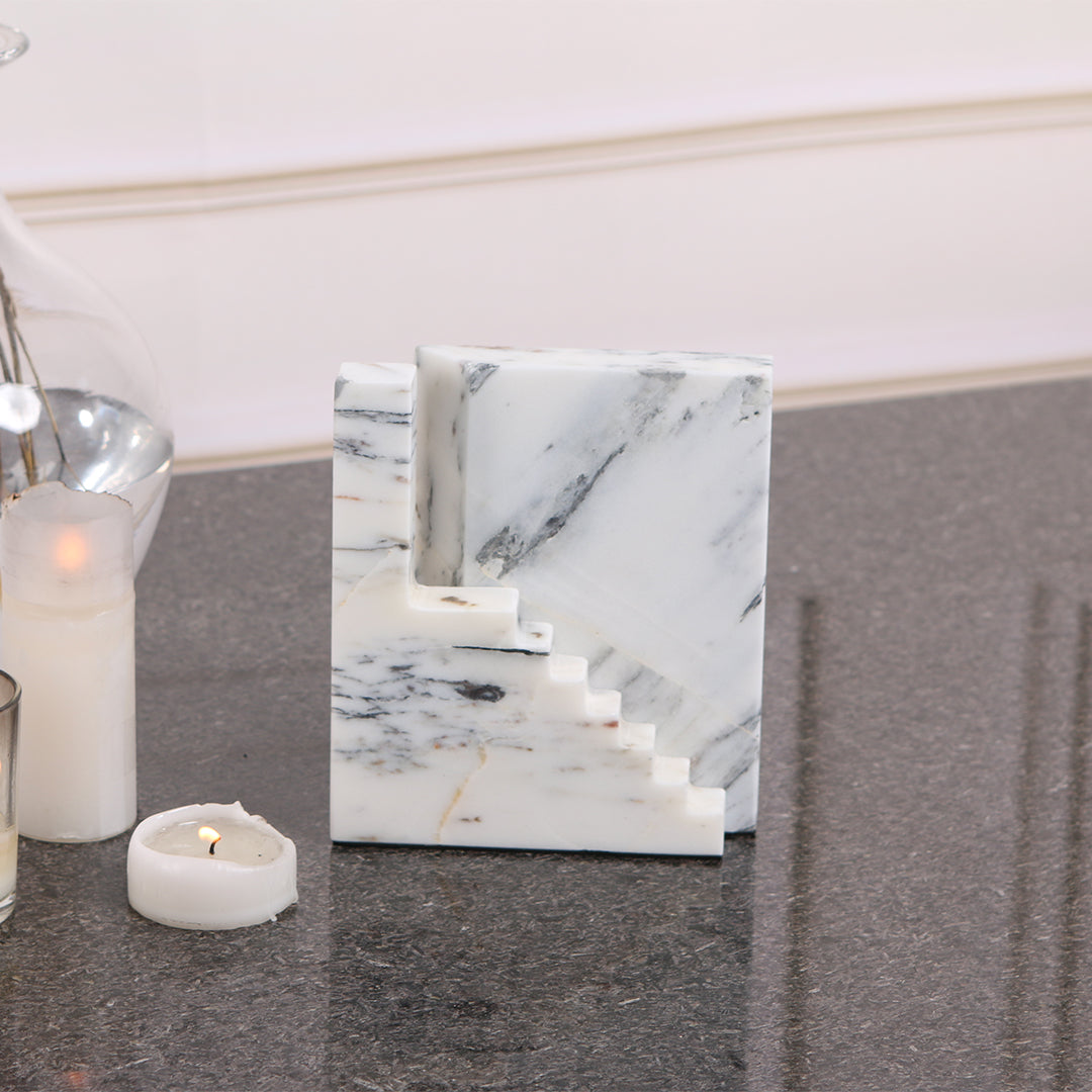 Staircase Sculpture KA3044A - Home Decor Figurines - ebarza Furniture UAE | Shop Modern Furniture in Abu Dhabi & Dubai - مفروشات ايبازرا في الامارات | تسوق اثاث عصري وديكورات مميزة في دبي وابوظبي