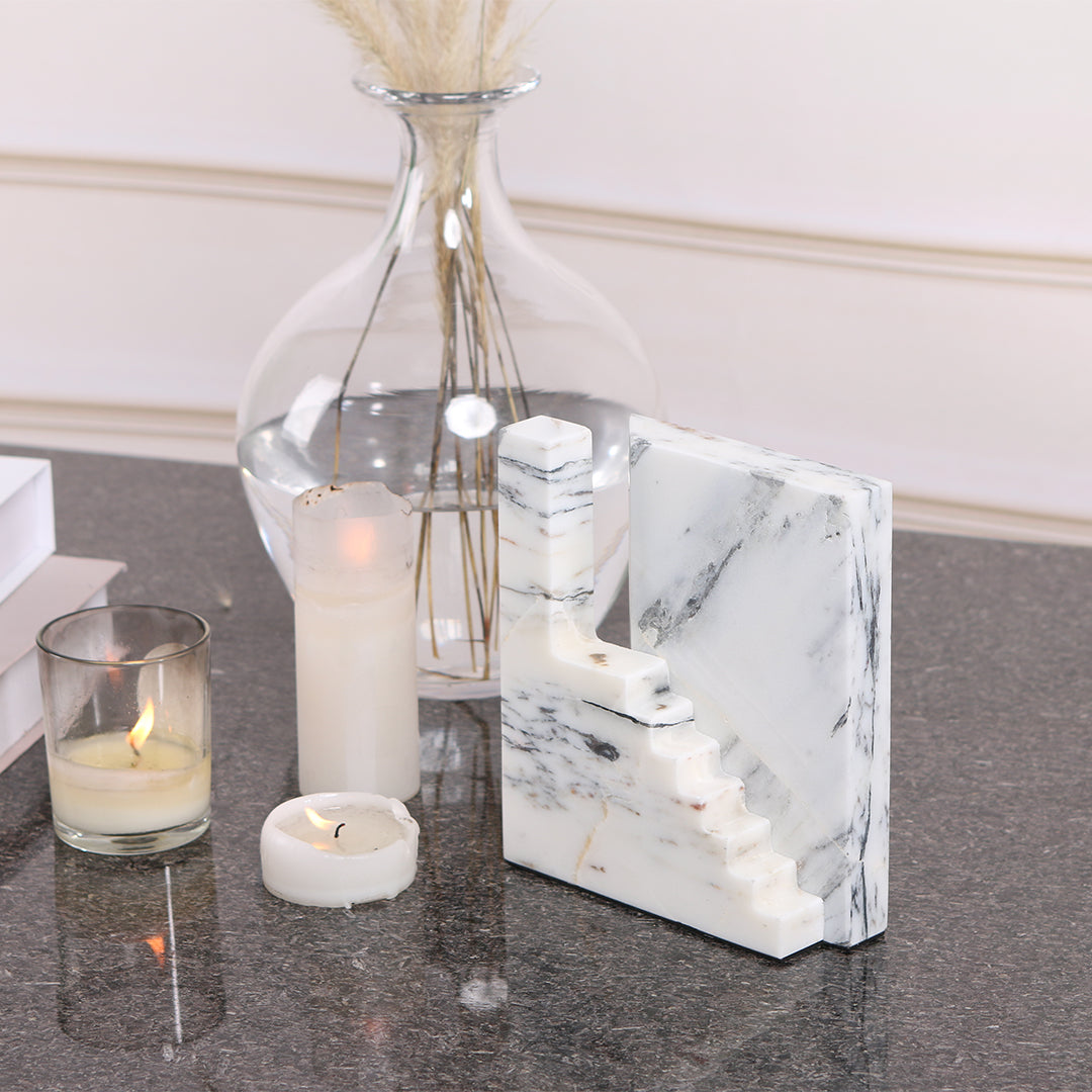 Staircase Sculpture KA3044A - Home Decor Figurines - ebarza Furniture UAE | Shop Modern Furniture in Abu Dhabi & Dubai - مفروشات ايبازرا في الامارات | تسوق اثاث عصري وديكورات مميزة في دبي وابوظبي