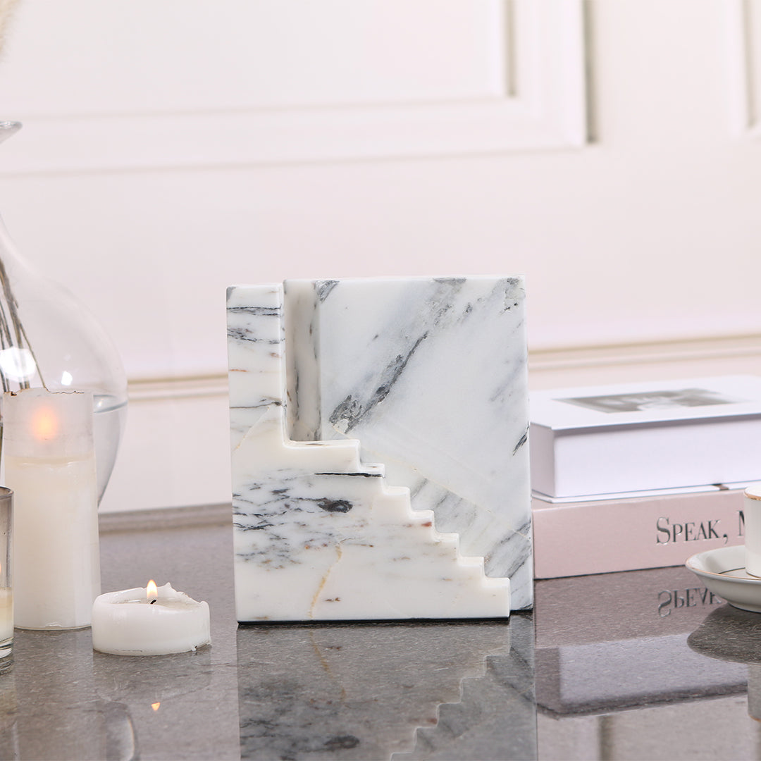 Staircase Sculpture KA3044A - Home Decor Figurines - ebarza Furniture UAE | Shop Modern Furniture in Abu Dhabi & Dubai - مفروشات ايبازرا في الامارات | تسوق اثاث عصري وديكورات مميزة في دبي وابوظبي