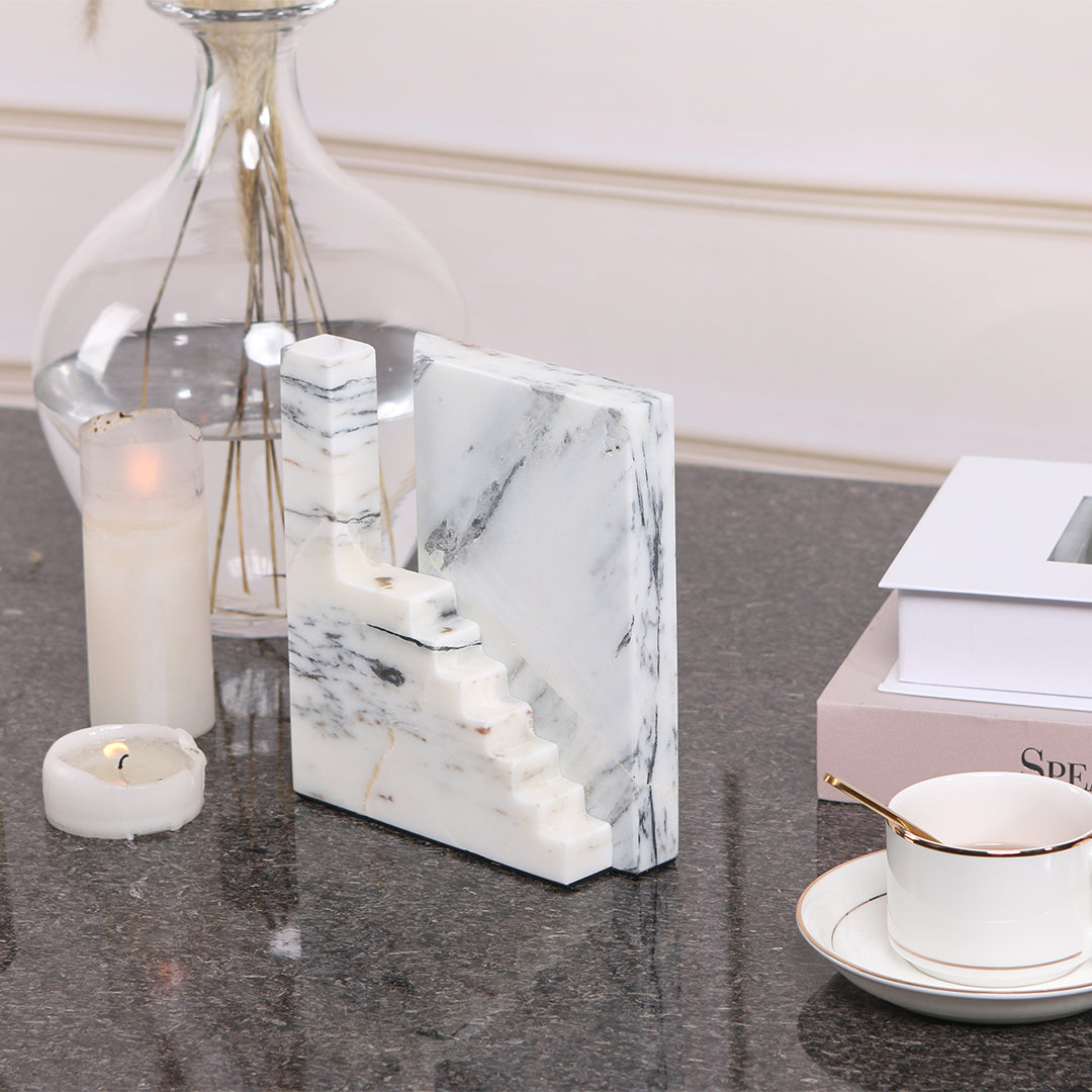 Staircase Sculpture KA3044A - Home Decor Figurines - ebarza Furniture UAE | Shop Modern Furniture in Abu Dhabi & Dubai - مفروشات ايبازرا في الامارات | تسوق اثاث عصري وديكورات مميزة في دبي وابوظبي