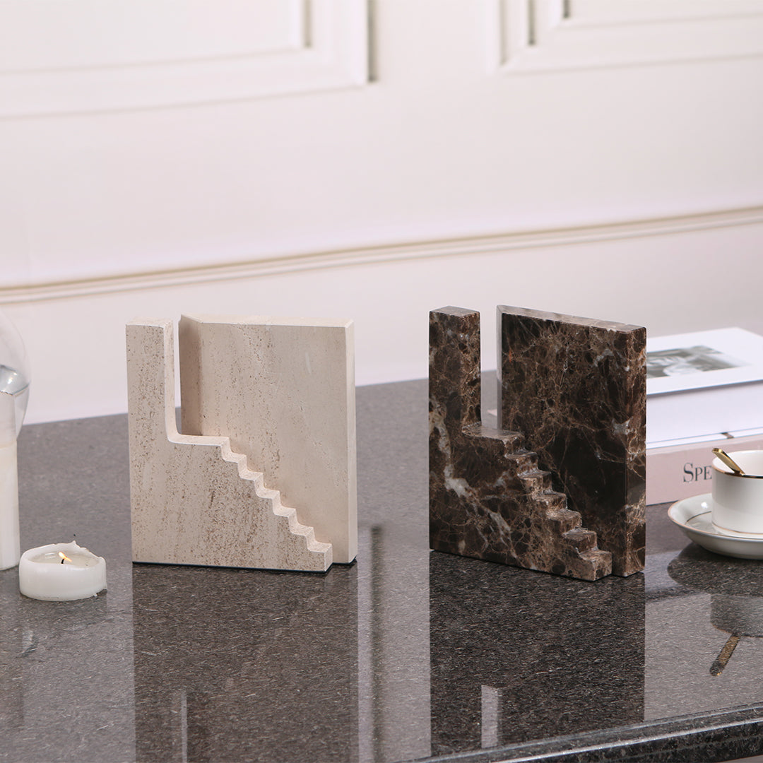 Staircase Sculpture KA3044C - Home Decor Figurines - ebarza Furniture UAE | Shop Modern Furniture in Abu Dhabi & Dubai - مفروشات ايبازرا في الامارات | تسوق اثاث عصري وديكورات مميزة في دبي وابوظبي