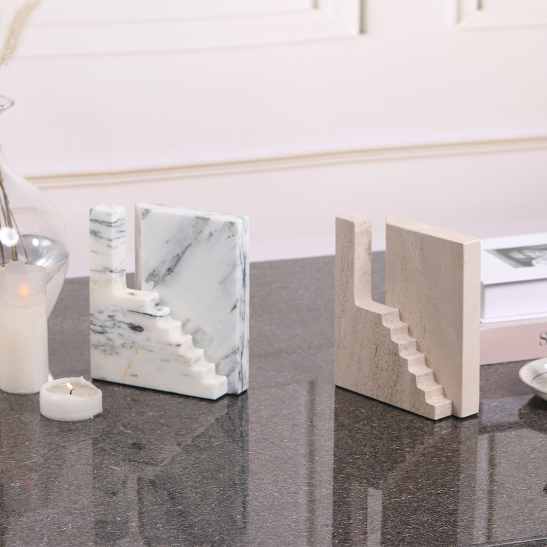 Staircase Sculpture KA3044C - Home Decor Figurines - ebarza Furniture UAE | Shop Modern Furniture in Abu Dhabi & Dubai - مفروشات ايبازرا في الامارات | تسوق اثاث عصري وديكورات مميزة في دبي وابوظبي