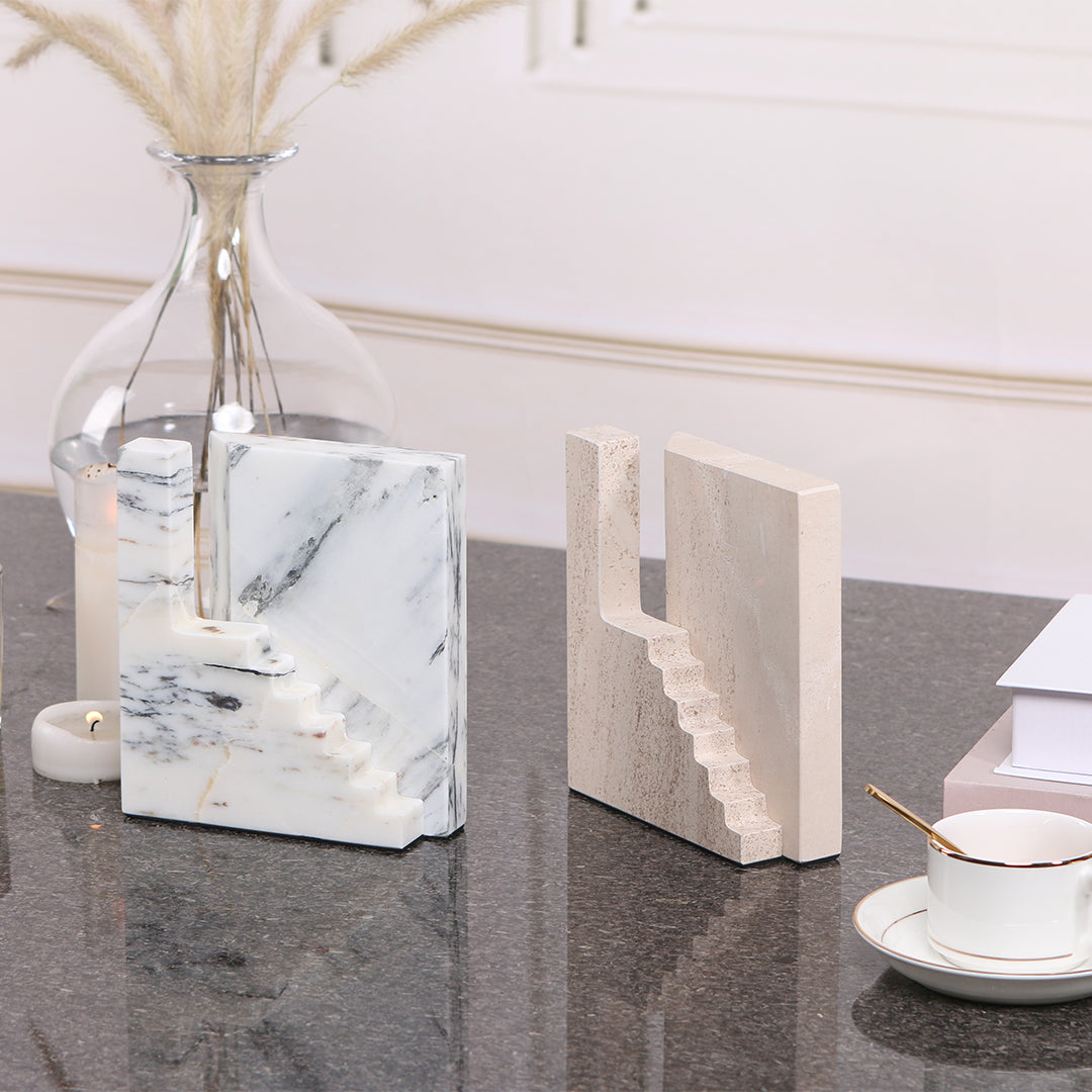 Staircase Sculpture KA3044C - Home Decor Figurines - ebarza Furniture UAE | Shop Modern Furniture in Abu Dhabi & Dubai - مفروشات ايبازرا في الامارات | تسوق اثاث عصري وديكورات مميزة في دبي وابوظبي