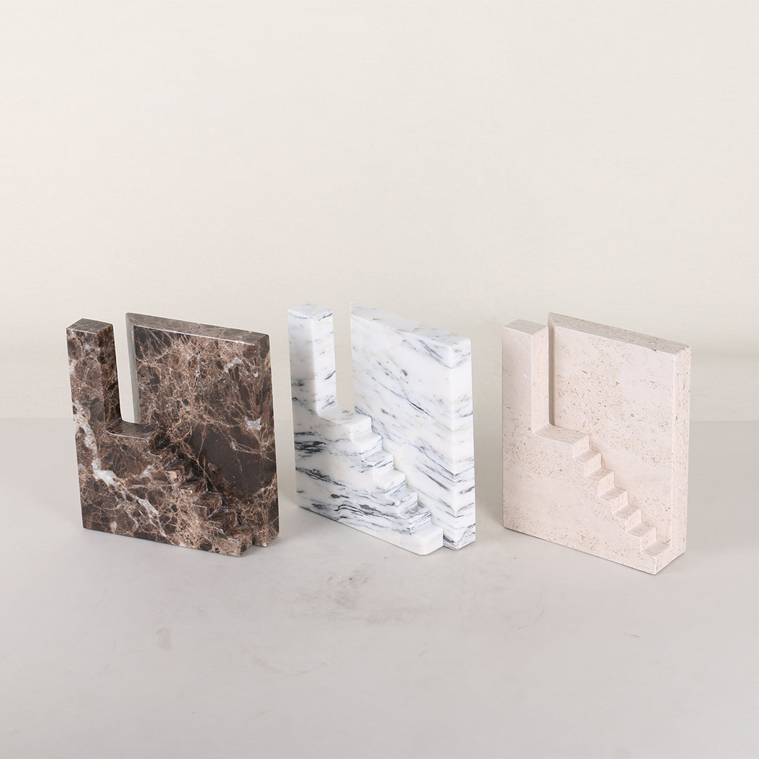 Staircase Sculpture KA3044A - Home Decor Figurines - ebarza Furniture UAE | Shop Modern Furniture in Abu Dhabi & Dubai - مفروشات ايبازرا في الامارات | تسوق اثاث عصري وديكورات مميزة في دبي وابوظبي