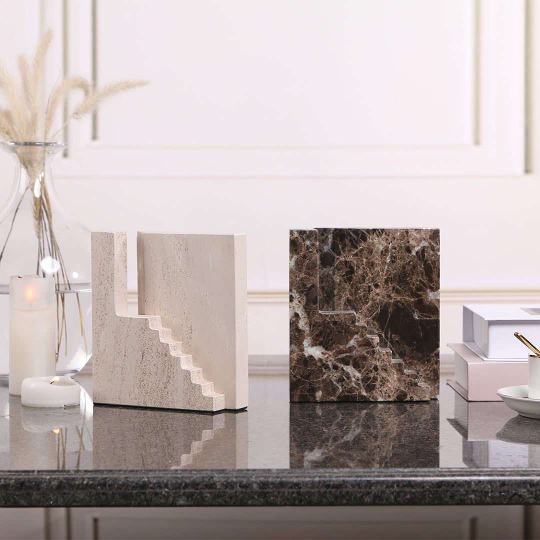 Staircase Sculpture KA3044A - Home Decor Figurines - ebarza Furniture UAE | Shop Modern Furniture in Abu Dhabi & Dubai - مفروشات ايبازرا في الامارات | تسوق اثاث عصري وديكورات مميزة في دبي وابوظبي