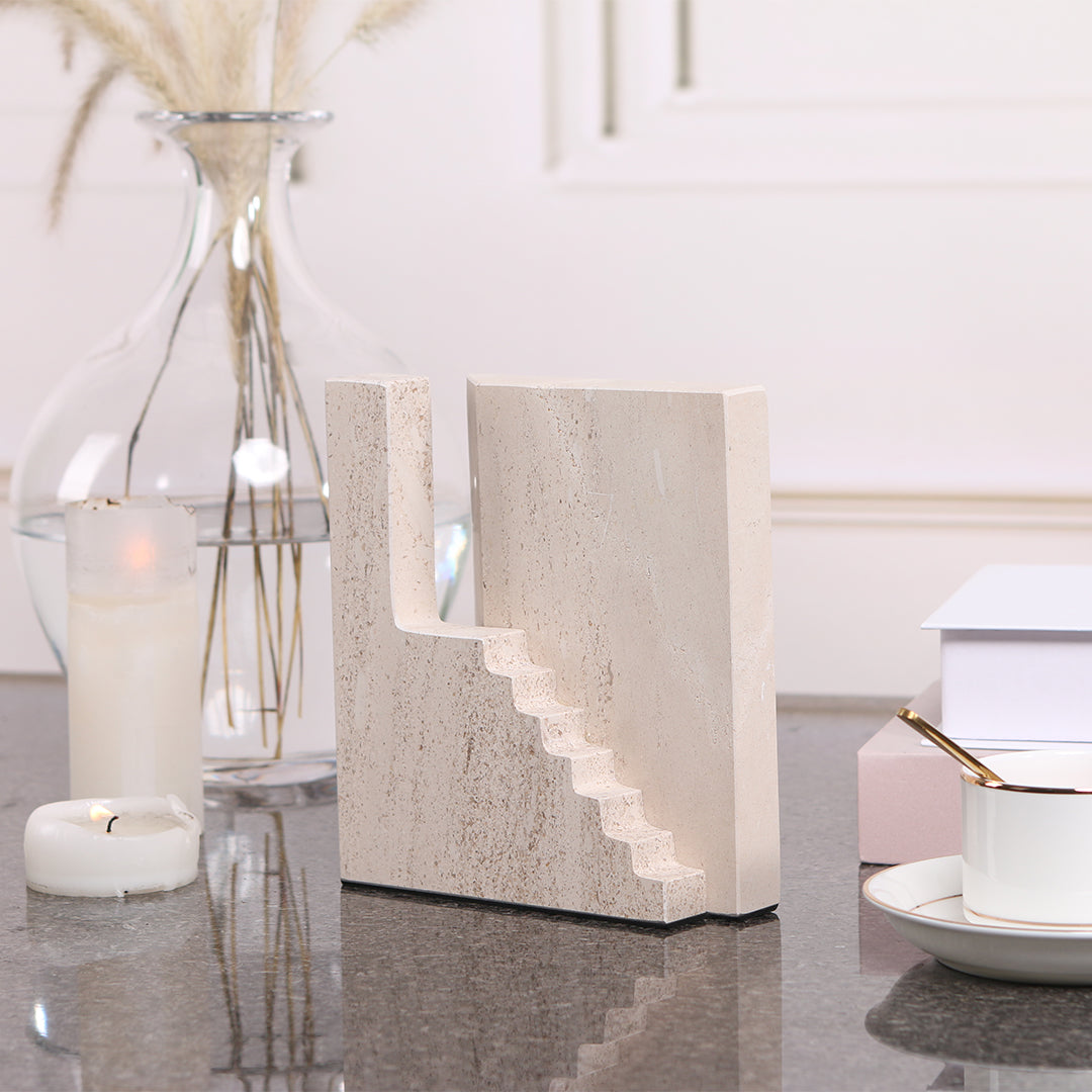 Staircase Sculpture KA3044B - Home Decor Figurines - ebarza Furniture UAE | Shop Modern Furniture in Abu Dhabi & Dubai - مفروشات ايبازرا في الامارات | تسوق اثاث عصري وديكورات مميزة في دبي وابوظبي