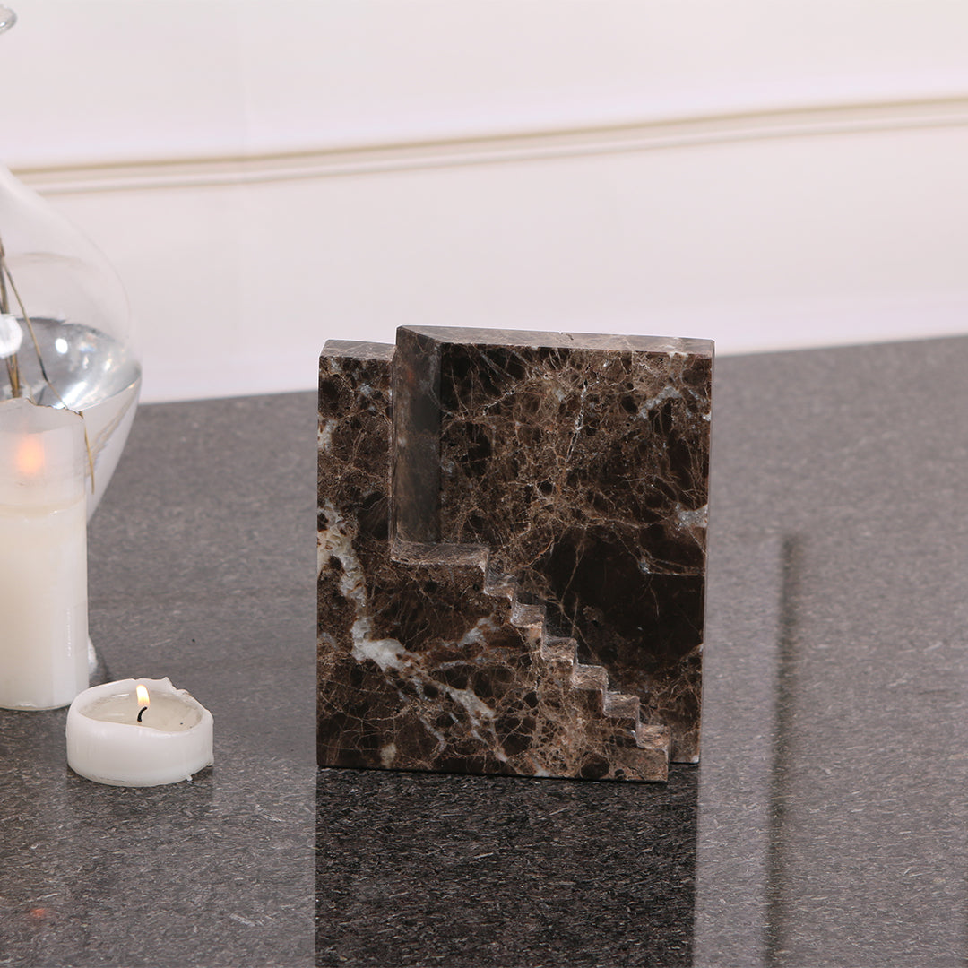 Staircase Sculpture KA3044C - Home Decor Figurines - ebarza Furniture UAE | Shop Modern Furniture in Abu Dhabi & Dubai - مفروشات ايبازرا في الامارات | تسوق اثاث عصري وديكورات مميزة في دبي وابوظبي