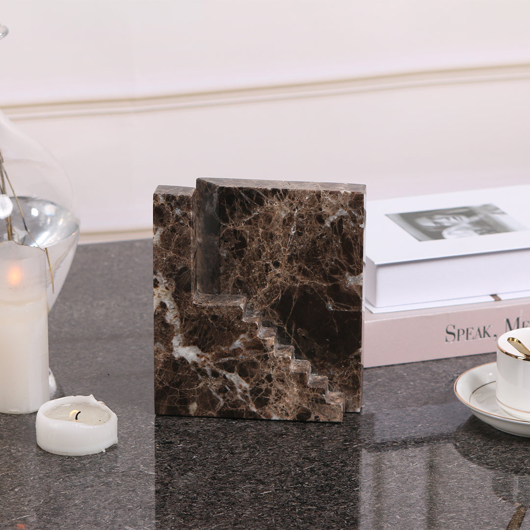 Staircase Sculpture KA3044C - Home Decor Figurines - ebarza Furniture UAE | Shop Modern Furniture in Abu Dhabi & Dubai - مفروشات ايبازرا في الامارات | تسوق اثاث عصري وديكورات مميزة في دبي وابوظبي