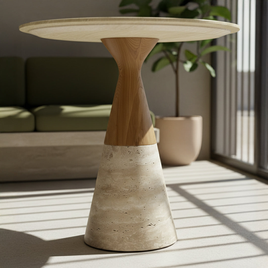 Stratum Lounge Dining Table - JK-D224C - Beige - Dining Tables - ebarza Furniture UAE | Shop Modern Furniture in Abu Dhabi & Dubai - مفروشات ايبازرا في الامارات | تسوق اثاث عصري وديكورات مميزة في دبي وابوظبي