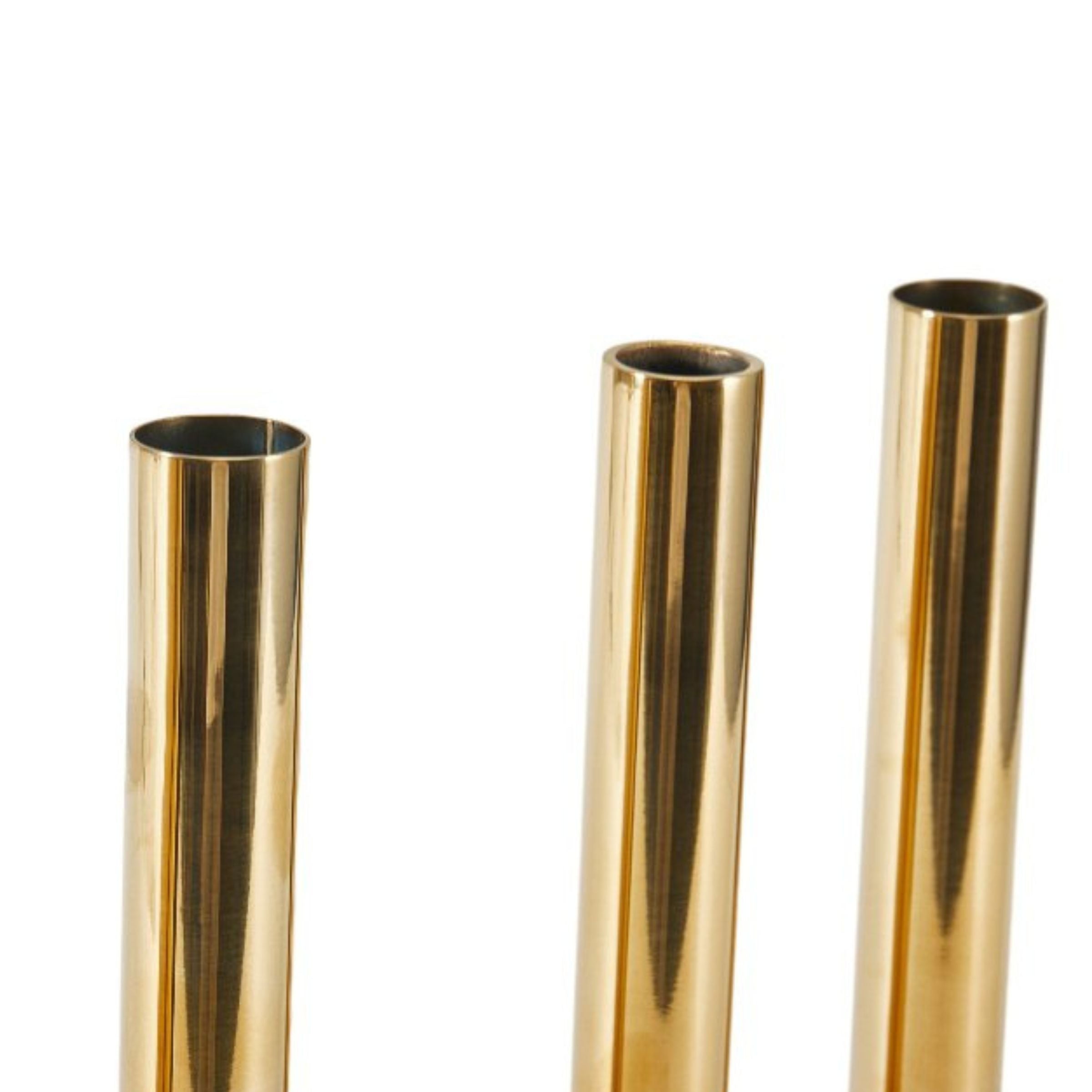GOLDEN STEEL FLEXIABLE CANDLE HOLDER TX0042 - Candle Holders - ebarza Furniture UAE | Shop Modern Furniture in Abu Dhabi & Dubai - مفروشات ايبازرا في الامارات | تسوق اثاث عصري وديكورات مميزة في دبي وابوظبي