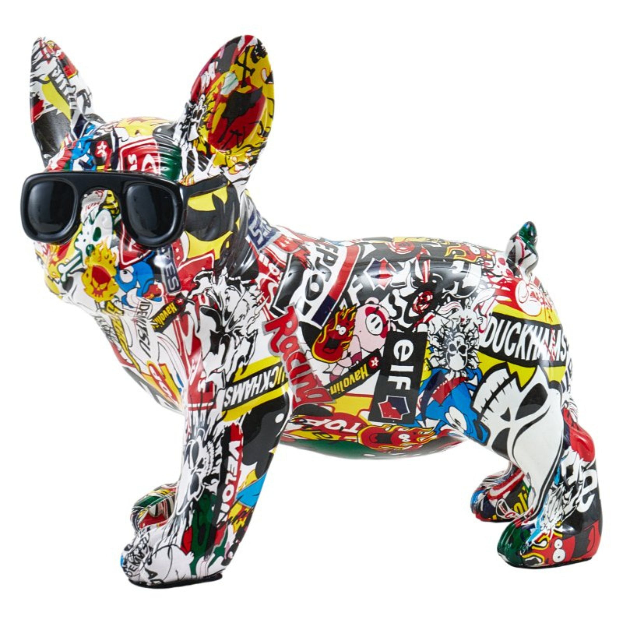 DOG SCULPTURE TXR0002 - Home Decor Figurines - ebarza Furniture UAE | Shop Modern Furniture in Abu Dhabi & Dubai - مفروشات ايبازرا في الامارات | تسوق اثاث عصري وديكورات مميزة في دبي وابوظبي