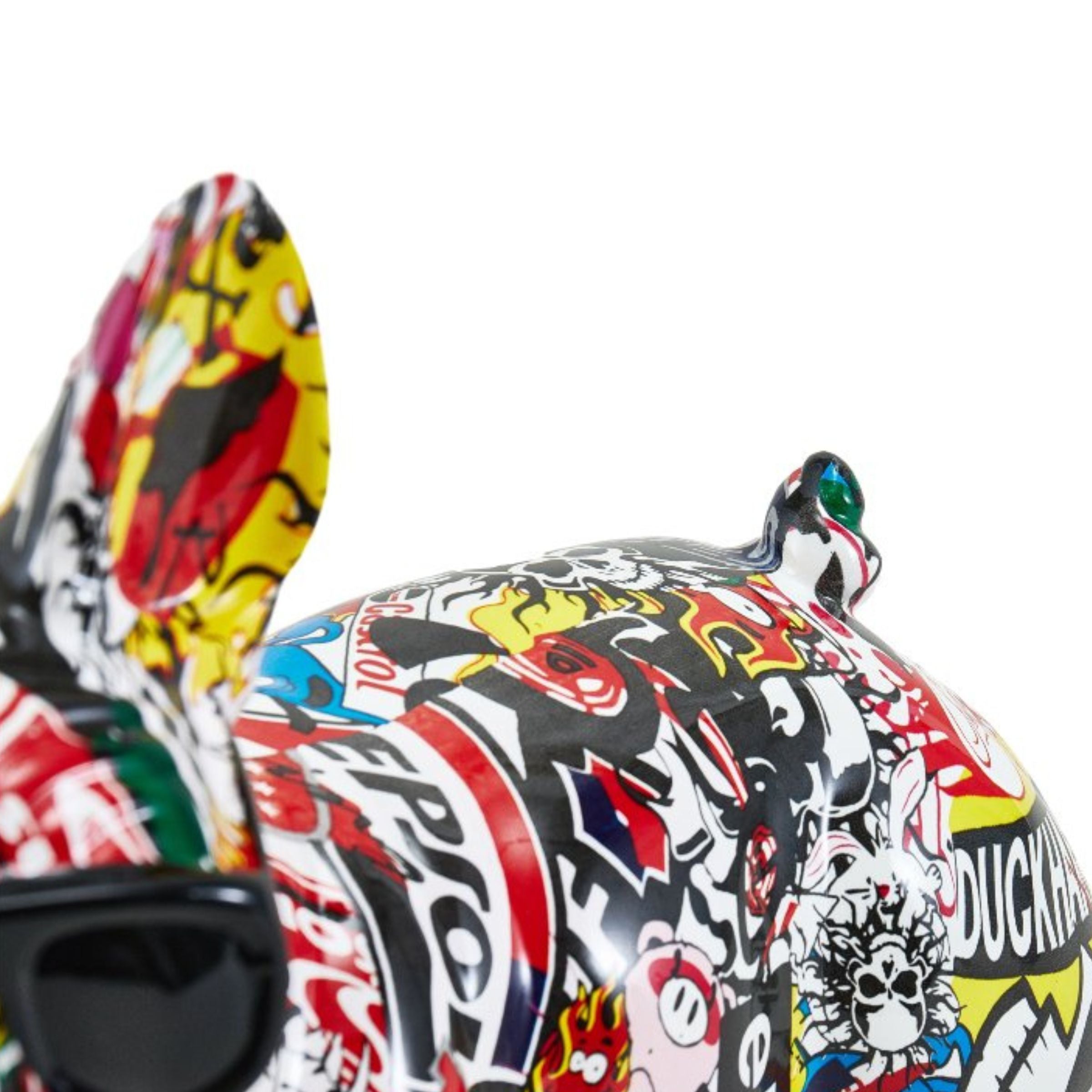 DOG SCULPTURE TXR0002 - Home Decor Figurines - ebarza Furniture UAE | Shop Modern Furniture in Abu Dhabi & Dubai - مفروشات ايبازرا في الامارات | تسوق اثاث عصري وديكورات مميزة في دبي وابوظبي