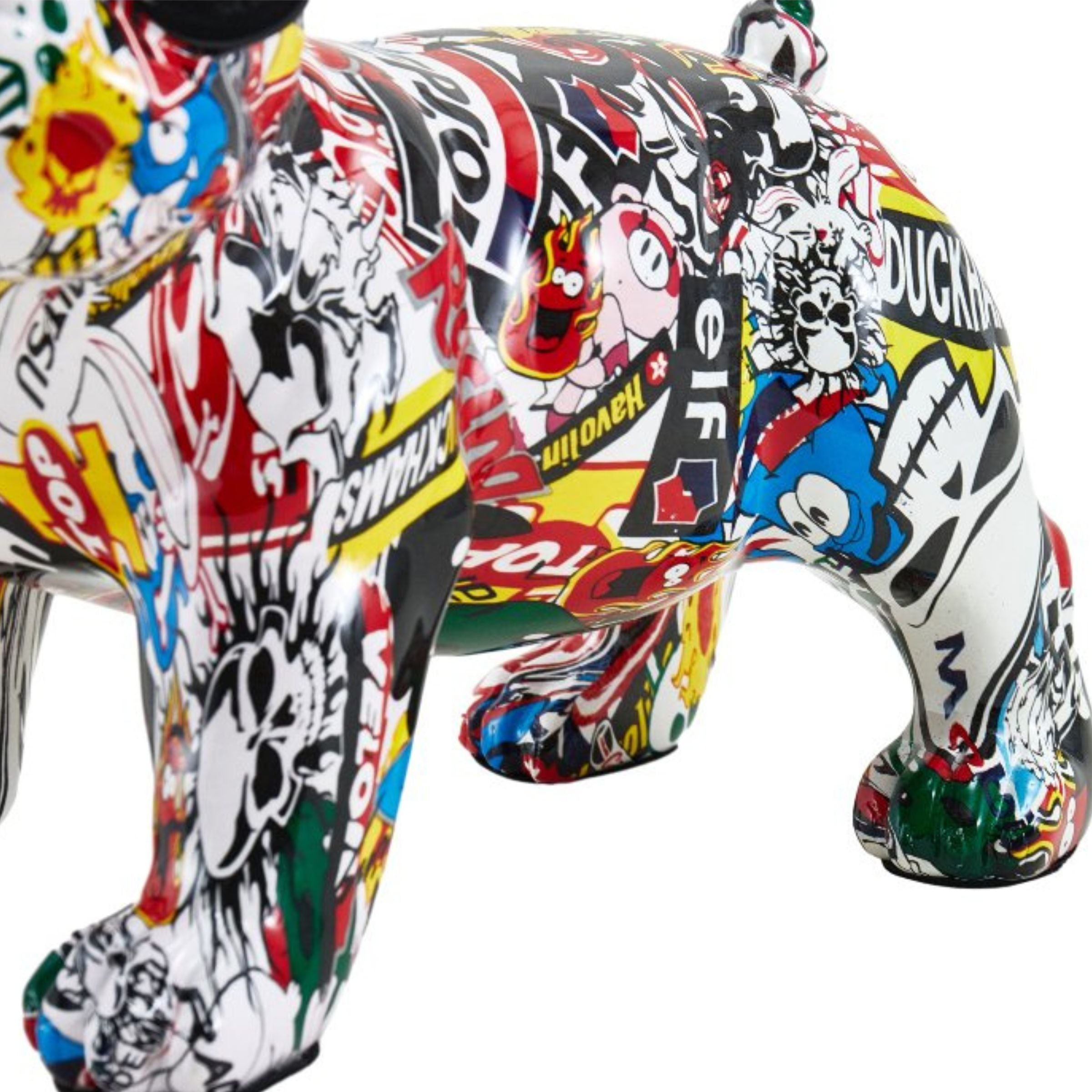 DOG SCULPTURE TXR0002 - Home Decor Figurines - ebarza Furniture UAE | Shop Modern Furniture in Abu Dhabi & Dubai - مفروشات ايبازرا في الامارات | تسوق اثاث عصري وديكورات مميزة في دبي وابوظبي