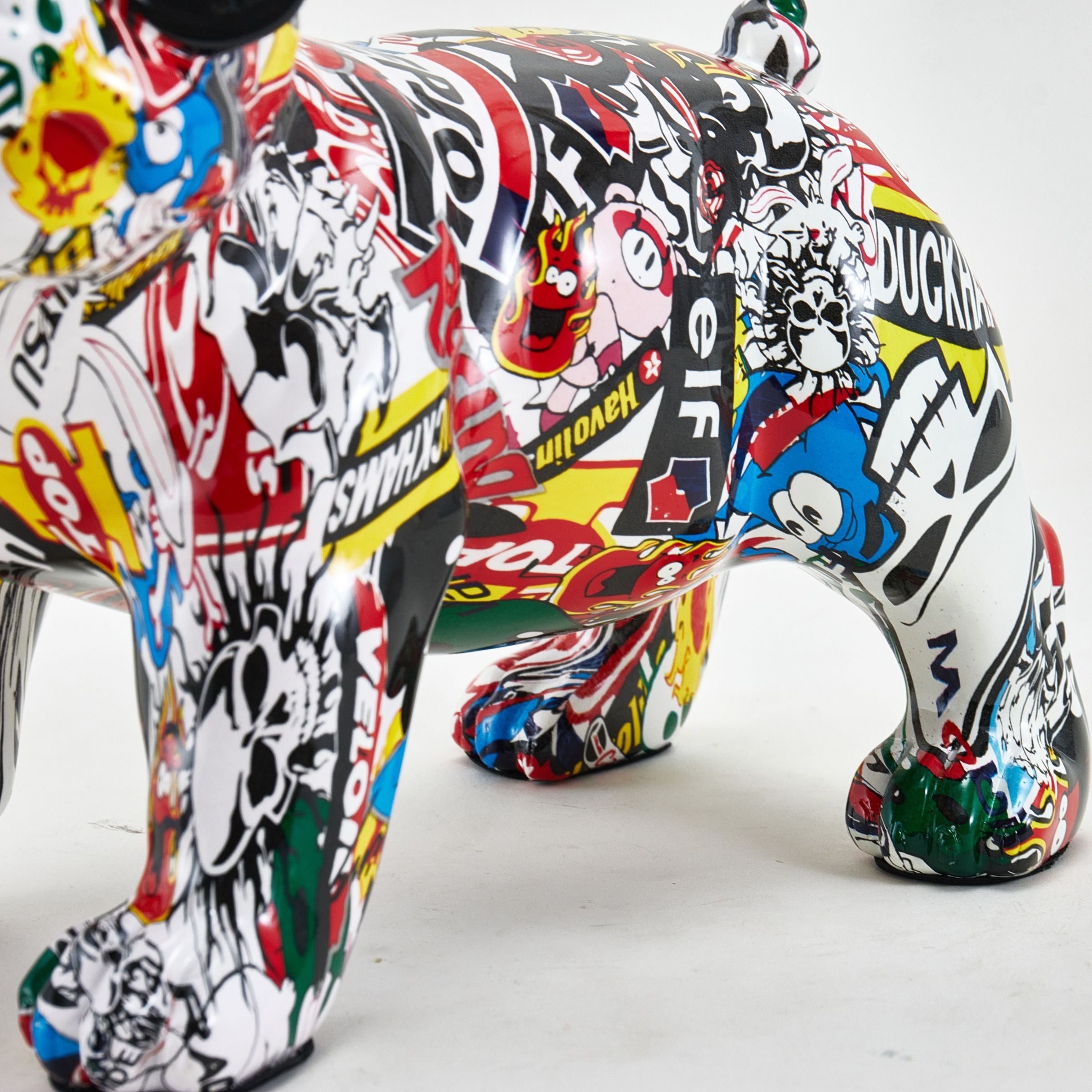 DOG SCULPTURE TXR0002 - Home Decor Figurines - ebarza Furniture UAE | Shop Modern Furniture in Abu Dhabi & Dubai - مفروشات ايبازرا في الامارات | تسوق اثاث عصري وديكورات مميزة في دبي وابوظبي