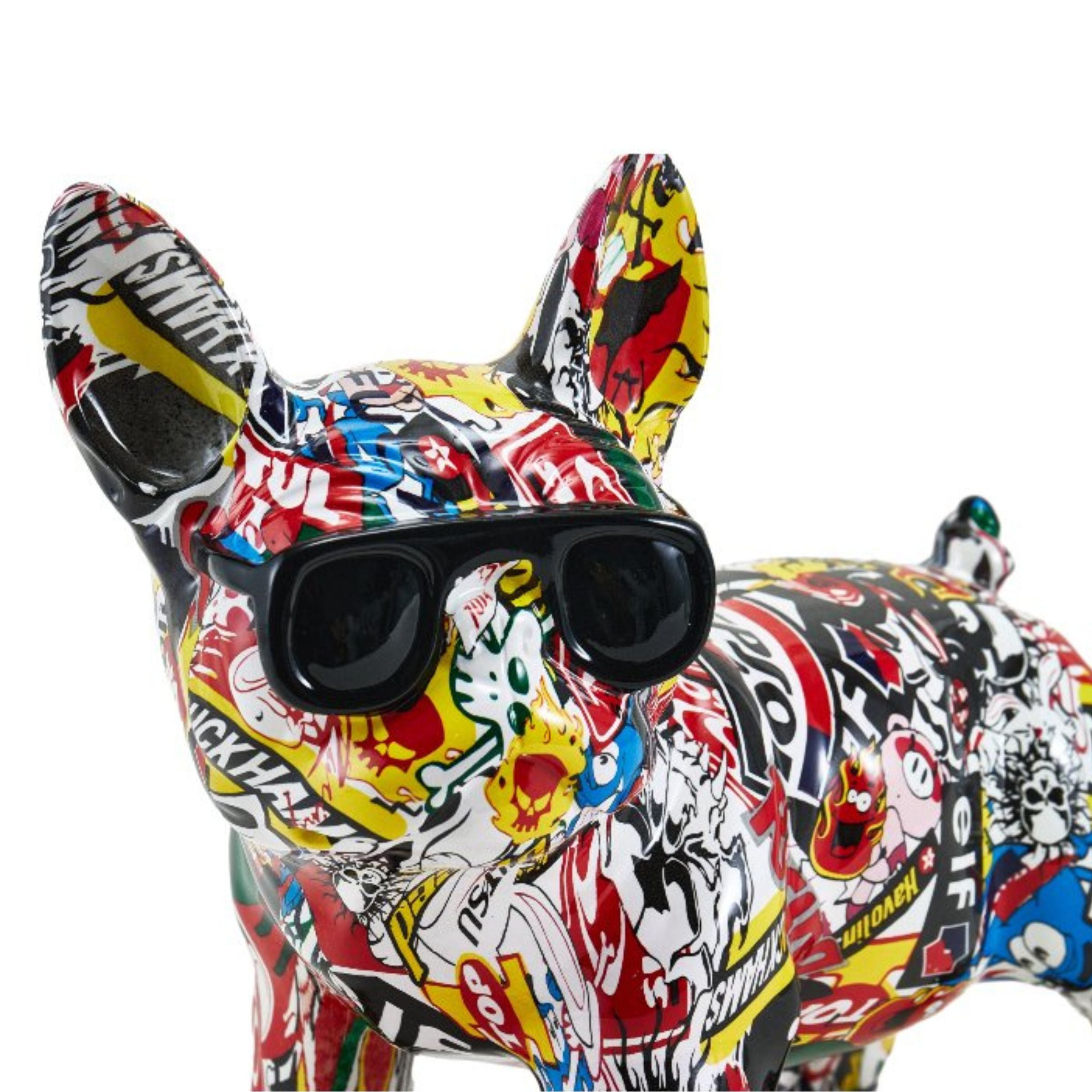 DOG SCULPTURE TXR0002 - Home Decor Figurines - ebarza Furniture UAE | Shop Modern Furniture in Abu Dhabi & Dubai - مفروشات ايبازرا في الامارات | تسوق اثاث عصري وديكورات مميزة في دبي وابوظبي