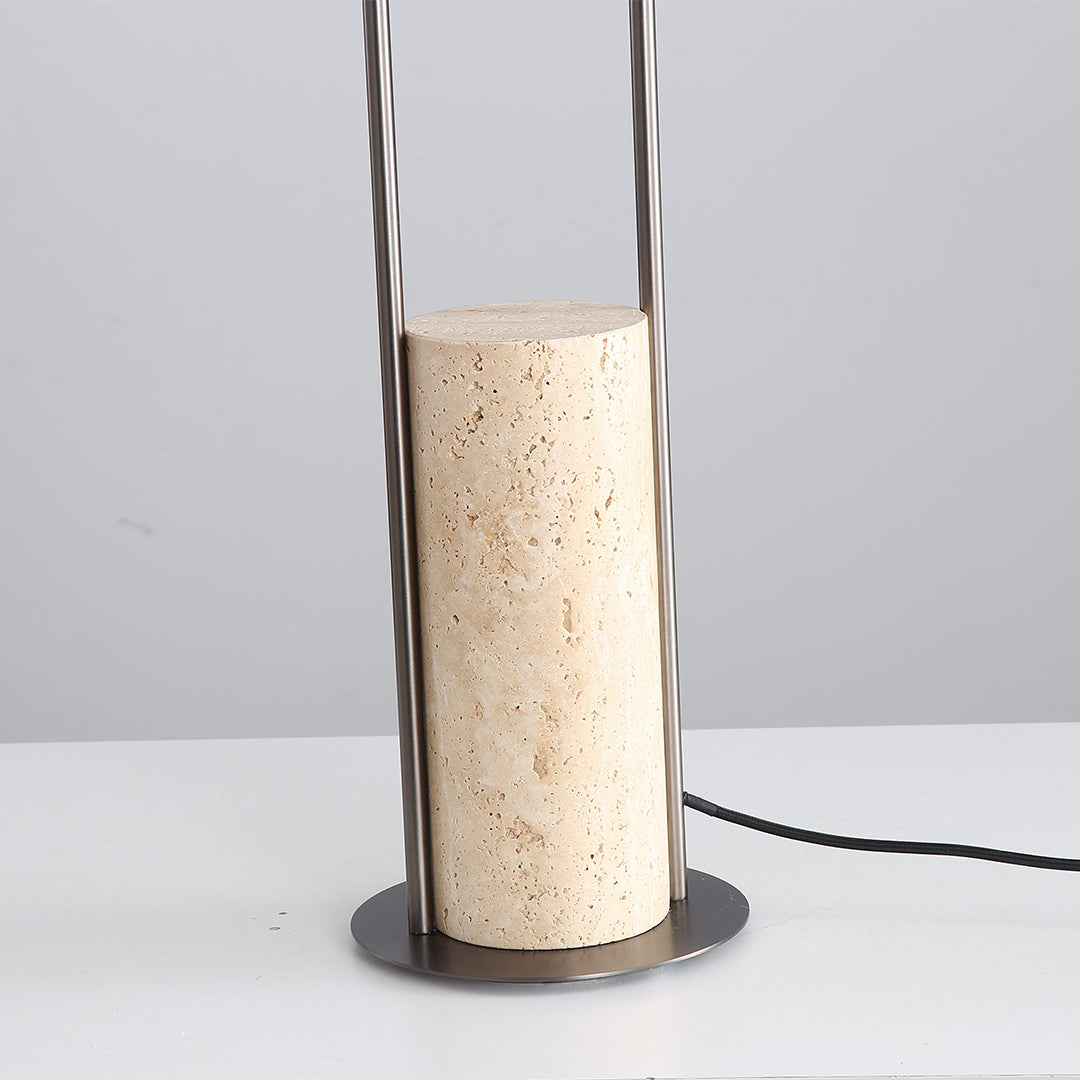 Travertine Floor Lamp JA051 - Floor Lamps - ebarza Furniture UAE | Shop Modern Furniture in Abu Dhabi & Dubai - مفروشات ايبازرا في الامارات | تسوق اثاث عصري وديكورات مميزة في دبي وابوظبي
