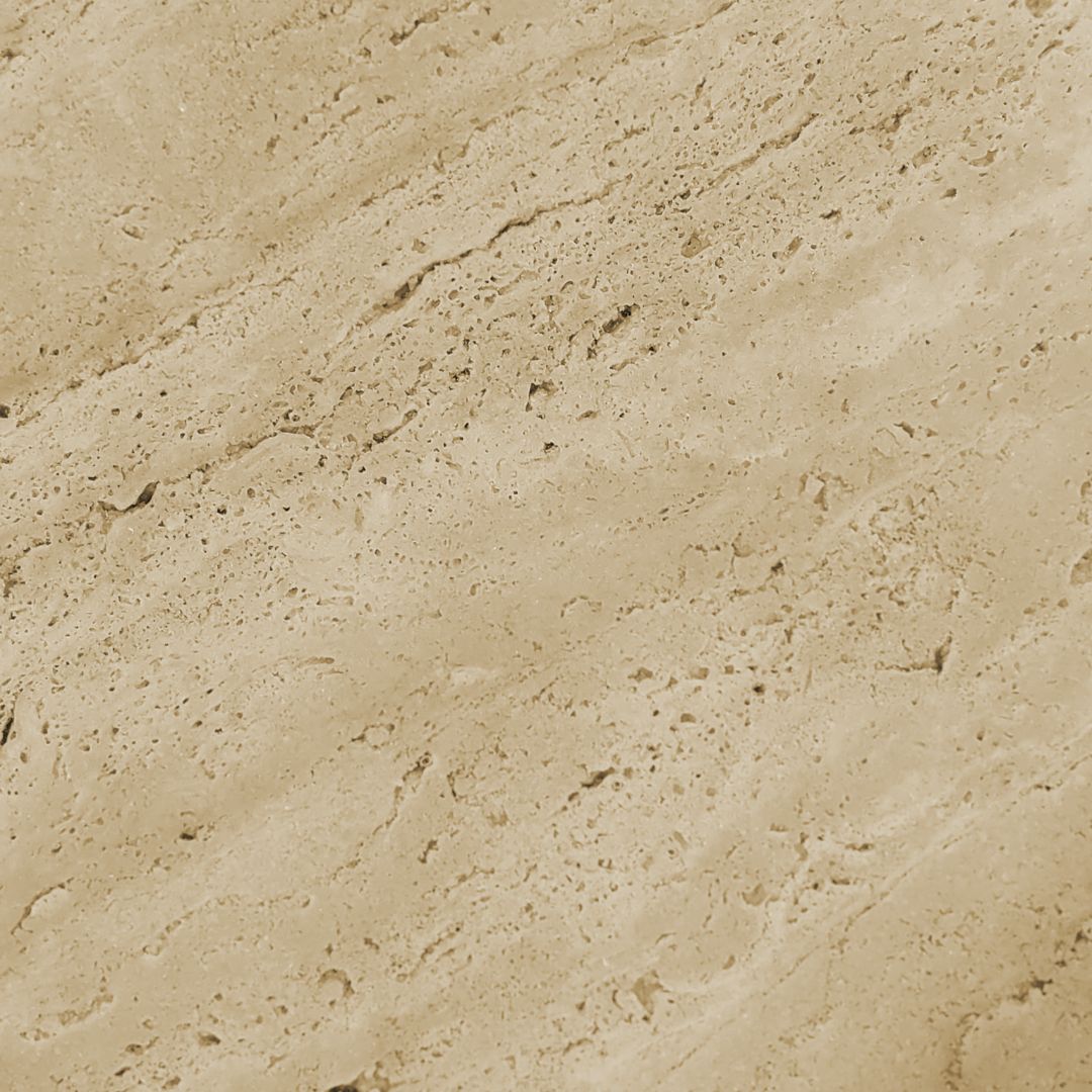 Pre-order 35 Days Delivery Travertine Stone Dining Table DT-A232 - Dining Tables - ebarza Furniture UAE | Shop Modern Furniture in Abu Dhabi & Dubai - مفروشات ايبازرا في الامارات | تسوق اثاث عصري وديكورات مميزة في دبي وابوظبي