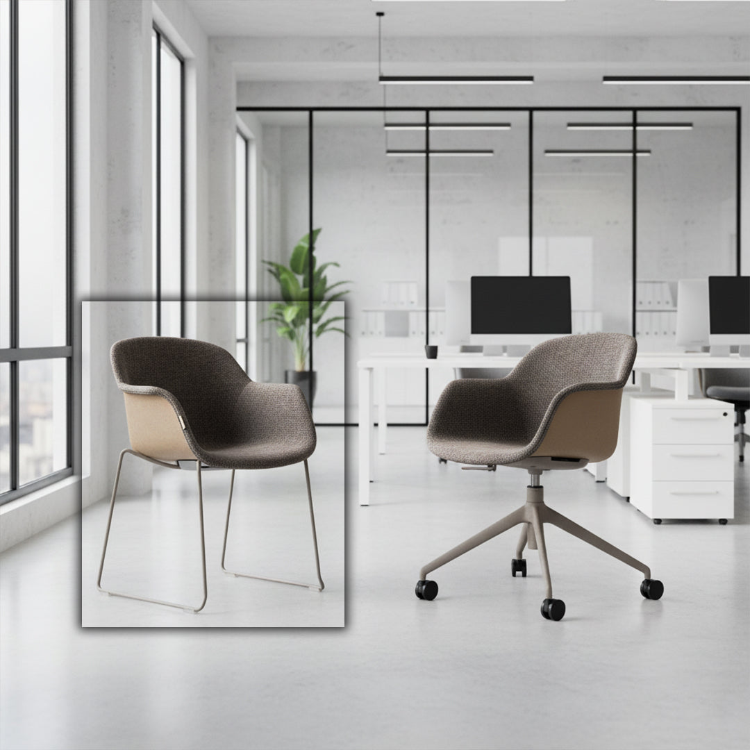 Tub Office Chair Tub-Sl-HF - Office Chairs - ebarza Furniture UAE | Shop Modern Furniture in Abu Dhabi & Dubai - مفروشات ايبازرا في الامارات | تسوق اثاث عصري وديكورات مميزة في دبي وابوظبي