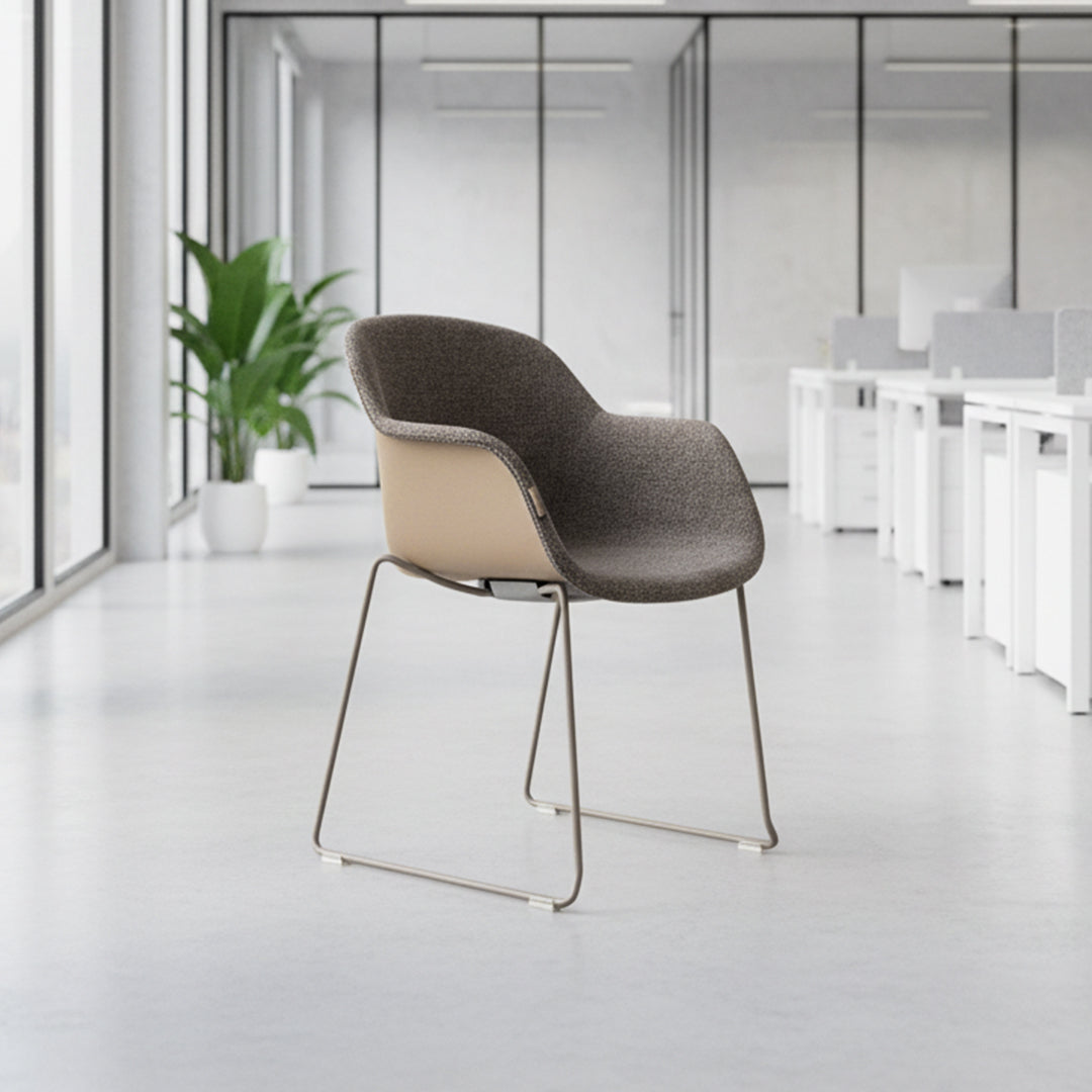 Tub Office Chair Tub-Sl-HF - Office Chairs - ebarza Furniture UAE | Shop Modern Furniture in Abu Dhabi & Dubai - مفروشات ايبازرا في الامارات | تسوق اثاث عصري وديكورات مميزة في دبي وابوظبي