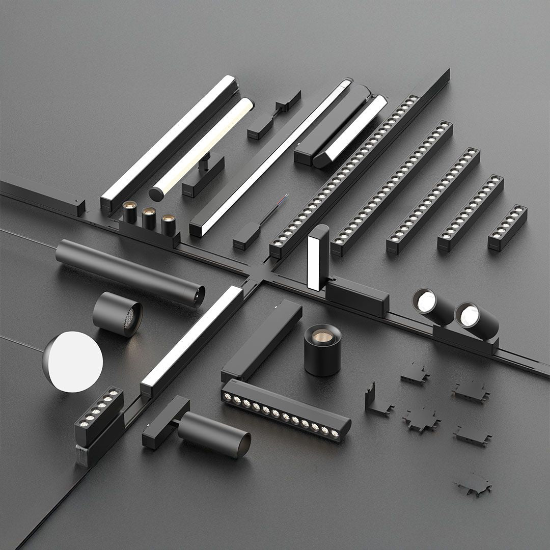 Track Linear Light For Ultra Thin Track Lighting YND26-SS300F - Smart Track Lighting - ebarza Furniture UAE | Shop Modern Furniture in Abu Dhabi & Dubai - مفروشات ايبازرا في الامارات | تسوق اثاث عصري وديكورات مميزة في دبي وابوظبي