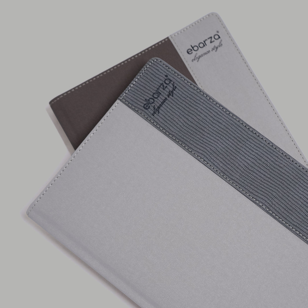 Ebarza Elegance Style Logo Diary/Book 17*23 - Brown/beige - Decorative Books & Magazines - ebarza Furniture UAE | Shop Modern Furniture in Abu Dhabi & Dubai - مفروشات ايبازرا في الامارات | تسوق اثاث عصري وديكورات مميزة في دبي وابوظبي