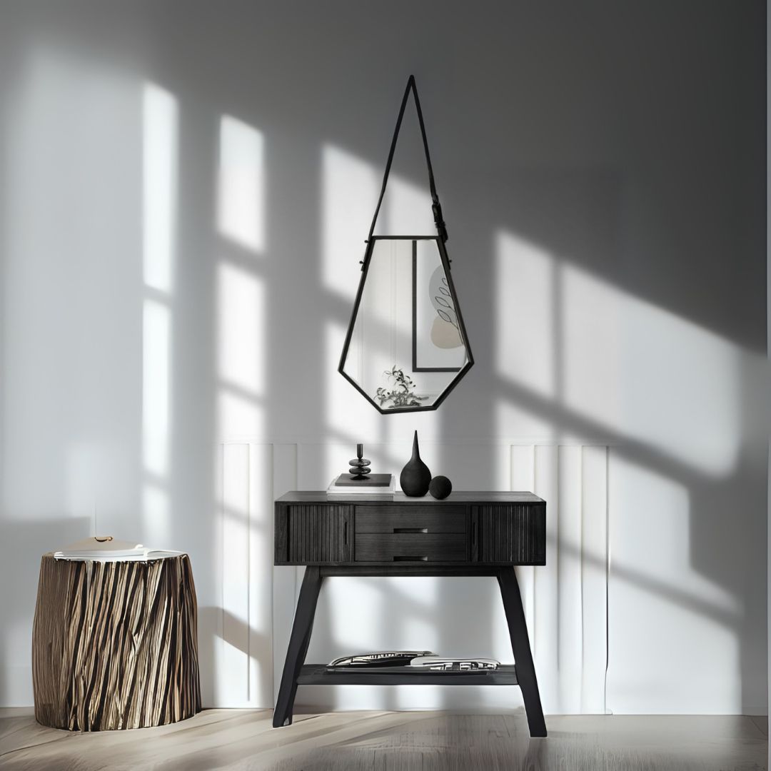 Mid Century French Style Mirror Oa-6044- BB - Mirrors - ebarza Furniture UAE | Shop Modern Furniture in Abu Dhabi & Dubai - مفروشات ايبازرا في الامارات | تسوق اثاث عصري وديكورات مميزة في دبي وابوظبي