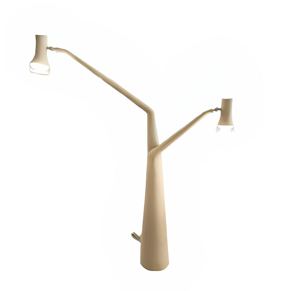 Beige Floor Light HTD-IF1403187-Beige - Floor Lamps - ebarza Furniture UAE | Shop Modern Furniture in Abu Dhabi & Dubai - مفروشات ايبازرا في الامارات | تسوق اثاث عصري وديكورات مميزة في دبي وابوظبي