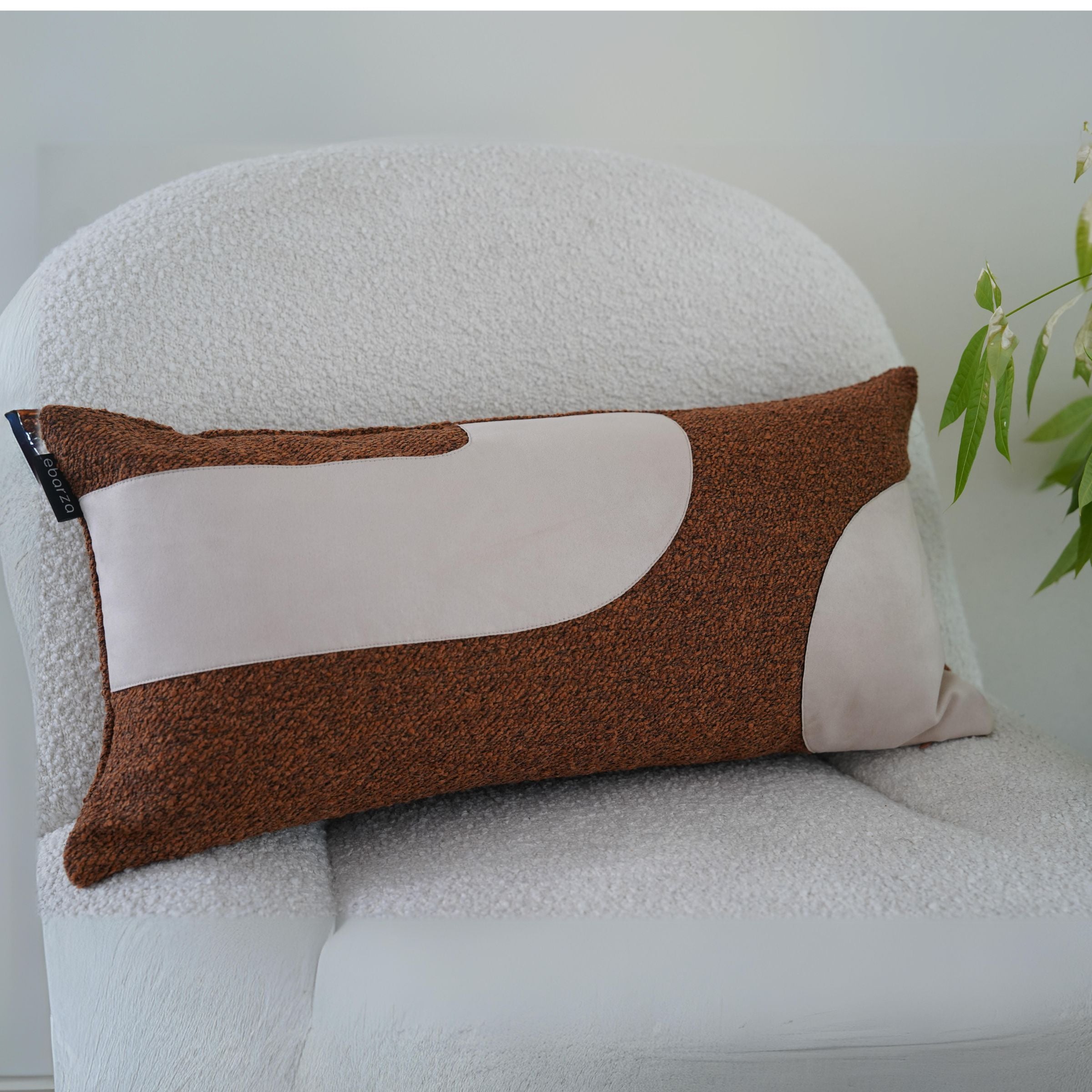 30x60cm Ebarza Juster Patchwork Cushion ECC135 - Cushions - ebarza Furniture UAE | Shop Modern Furniture in Abu Dhabi & Dubai - مفروشات ايبازرا في الامارات | تسوق اثاث عصري وديكورات مميزة في دبي وابوظبي