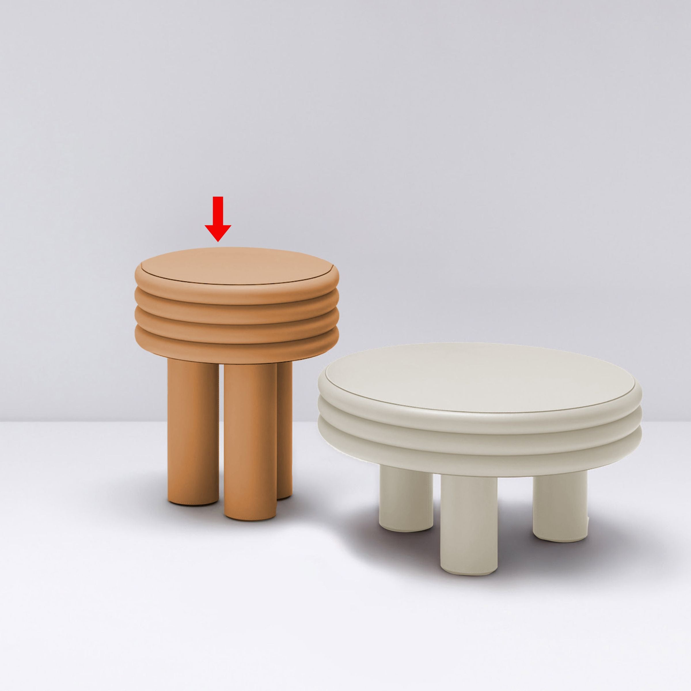 OAK WOOD Side Table MLL-CUS17 - Side Tables - ebarza Furniture UAE | Shop Modern Furniture in Abu Dhabi & Dubai - مفروشات ايبازرا في الامارات | تسوق اثاث عصري وديكورات مميزة في دبي وابوظبي