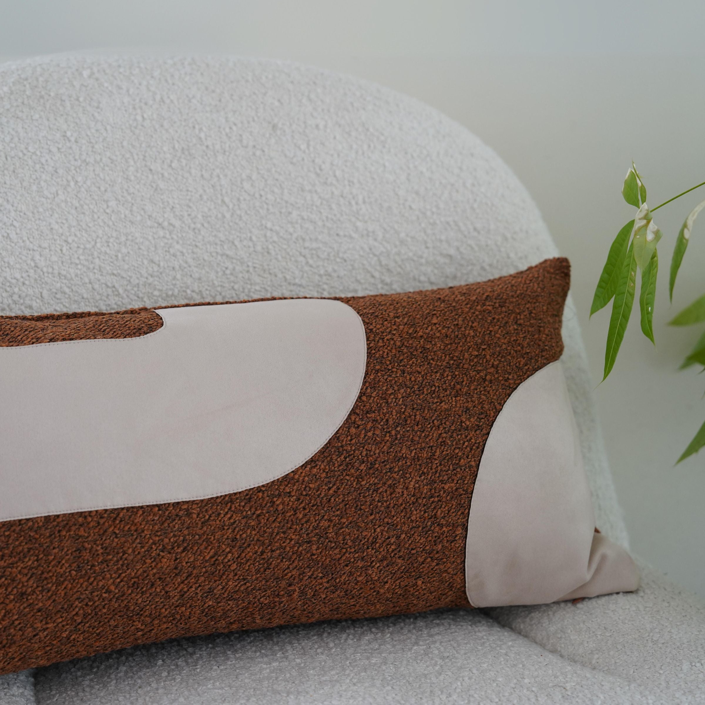 30x60cm Ebarza Juster Patchwork Cushion ECC135 - Cushions - ebarza Furniture UAE | Shop Modern Furniture in Abu Dhabi & Dubai - مفروشات ايبازرا في الامارات | تسوق اثاث عصري وديكورات مميزة في دبي وابوظبي