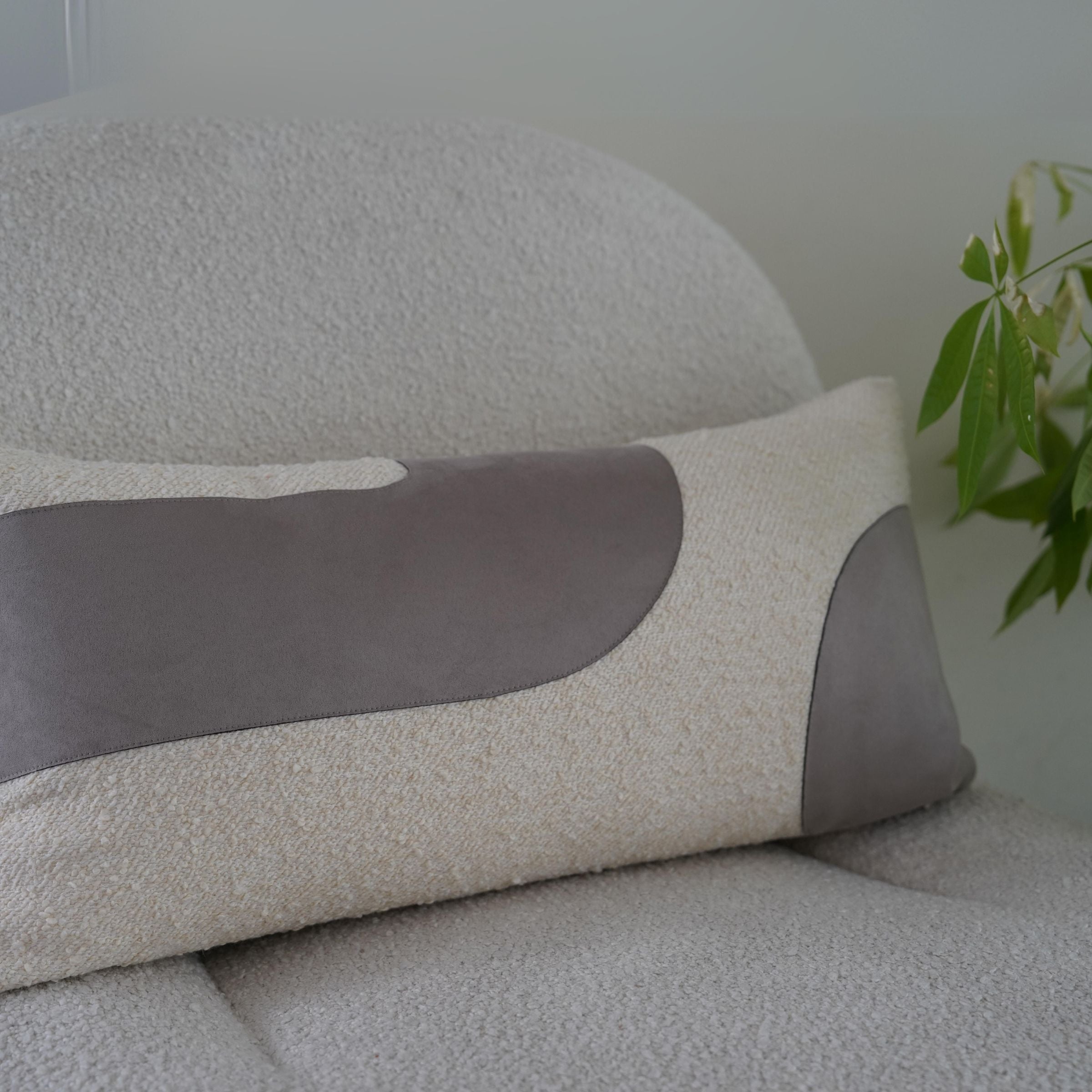 30x60cm Ebarza Juster Patchwork Cushion ECC136 - Cushions - ebarza Furniture UAE | Shop Modern Furniture in Abu Dhabi & Dubai - مفروشات ايبازرا في الامارات | تسوق اثاث عصري وديكورات مميزة في دبي وابوظبي