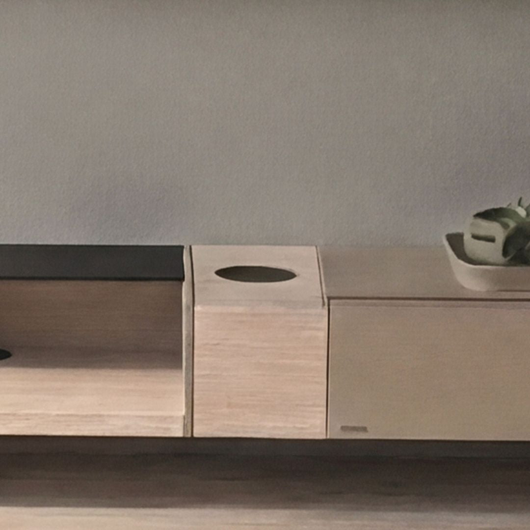 Vellum Suspended / Hanged Cabinet with Power Socket - D style - TV-888 - Storage/TV Unites - ebarza Furniture UAE | Shop Modern Furniture in Abu Dhabi & Dubai - مفروشات ايبازرا في الامارات | تسوق اثاث عصري وديكورات مميزة في دبي وابوظبي