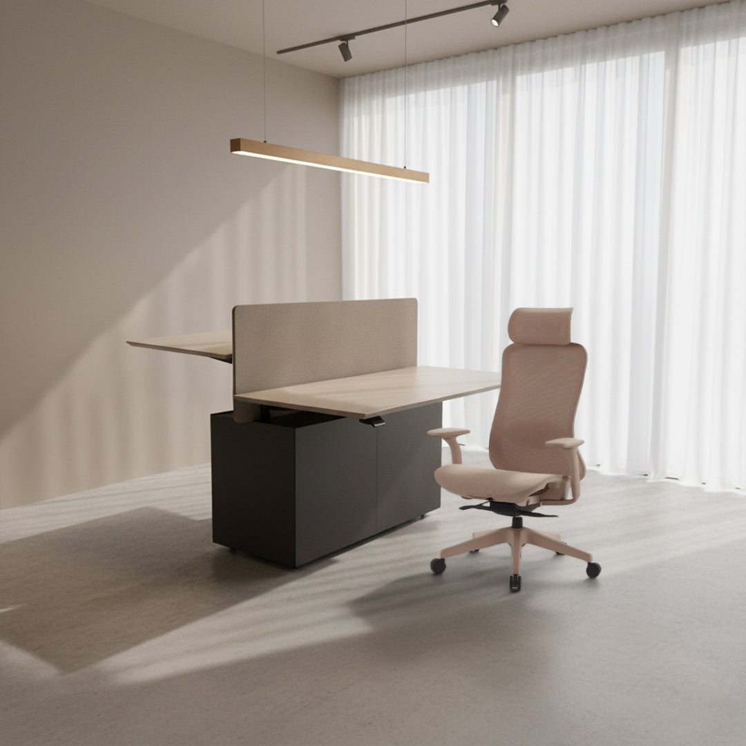 Vipo 2 SEATS Adjustable Workstation 150x70cm 2-Seat workstation - Office Desks - ebarza Furniture UAE | Shop Modern Furniture in Abu Dhabi & Dubai - مفروشات ايبازرا في الامارات | تسوق اثاث عصري وديكورات مميزة في دبي وابوظبي