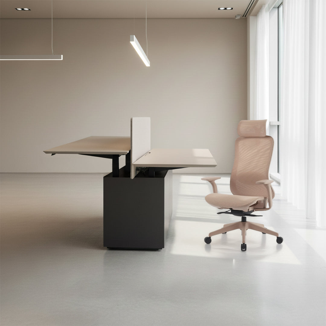 Vipo 2 SEATS Adjustable Workstation 150x70cm 2-Seat workstation - Office Desks - ebarza Furniture UAE | Shop Modern Furniture in Abu Dhabi & Dubai - مفروشات ايبازرا في الامارات | تسوق اثاث عصري وديكورات مميزة في دبي وابوظبي