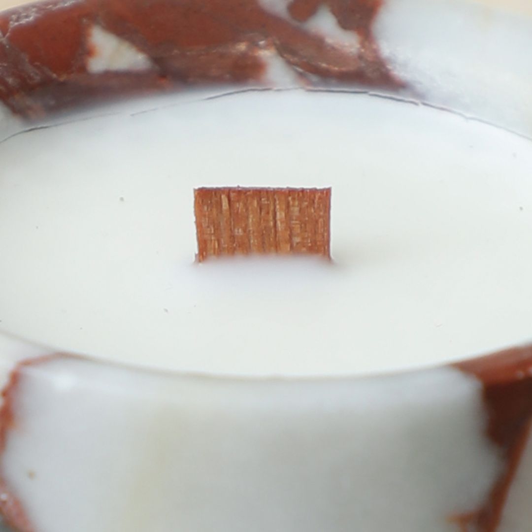 Volcano Natural Stone Candle Cup - FF-T25014 - Candles - ebarza Furniture UAE | Shop Modern Furniture in Abu Dhabi & Dubai - مفروشات ايبازرا في الامارات | تسوق اثاث عصري وديكورات مميزة في دبي وابوظبي